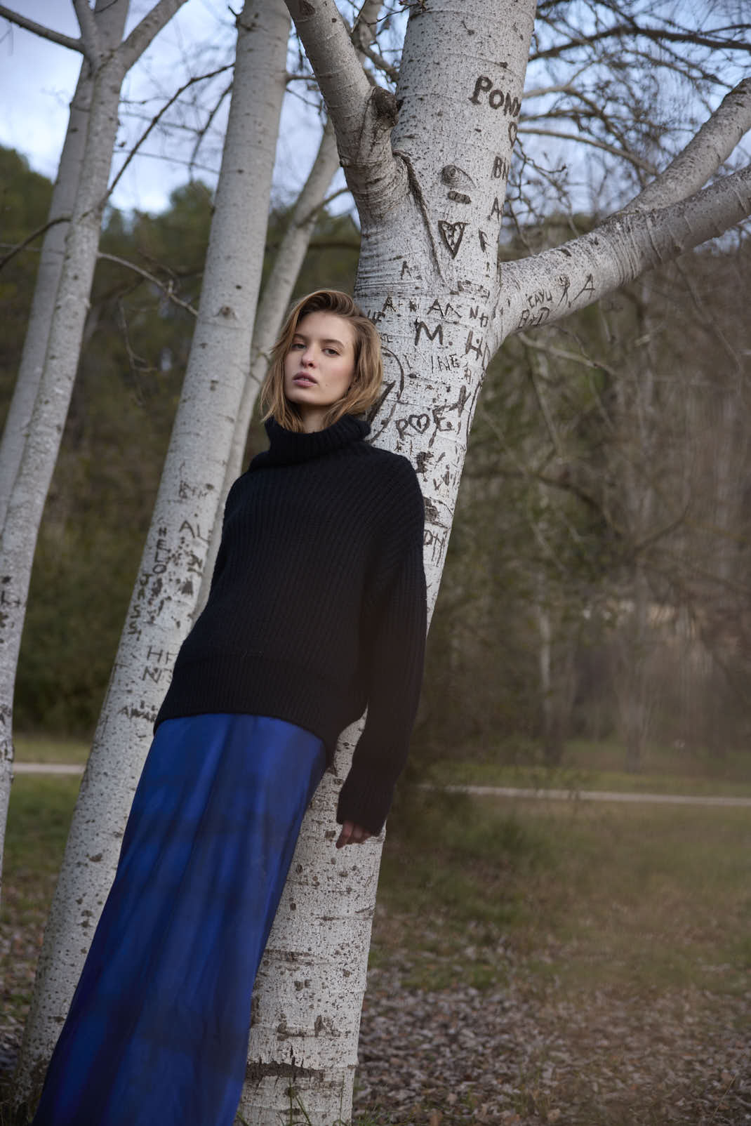 MILA SKIRT SILK SQUARE