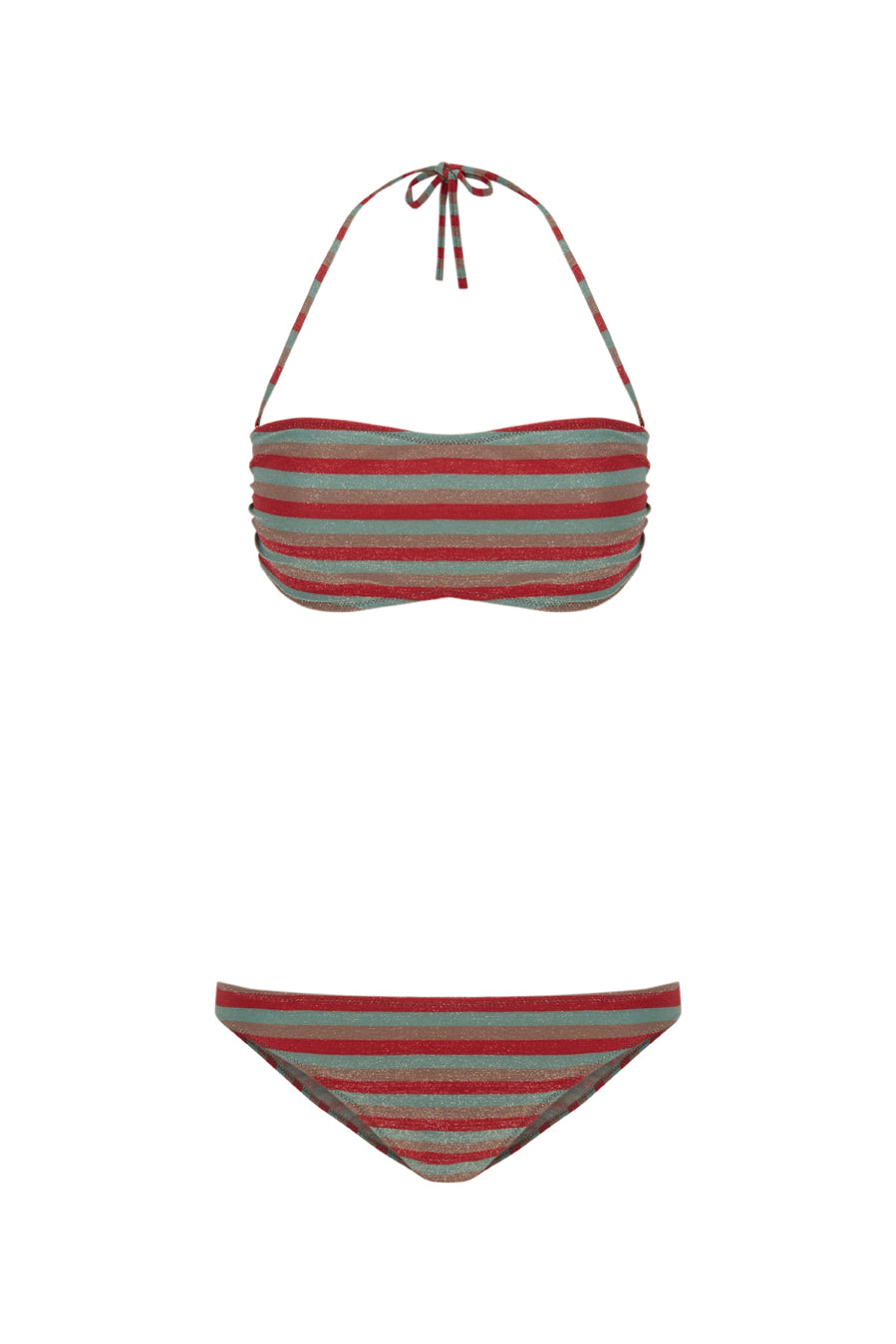 Emma bikini Stripe metal
