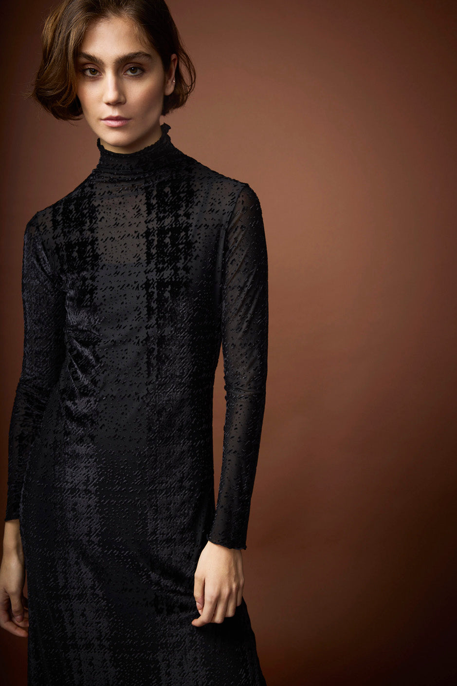 BERTHE DRESS FLOC