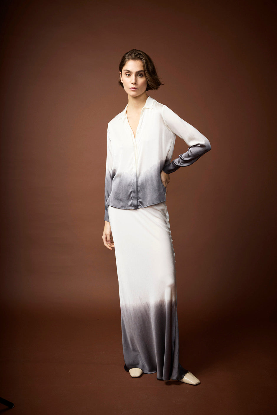 MILA SKIRT SILK DEGRADE