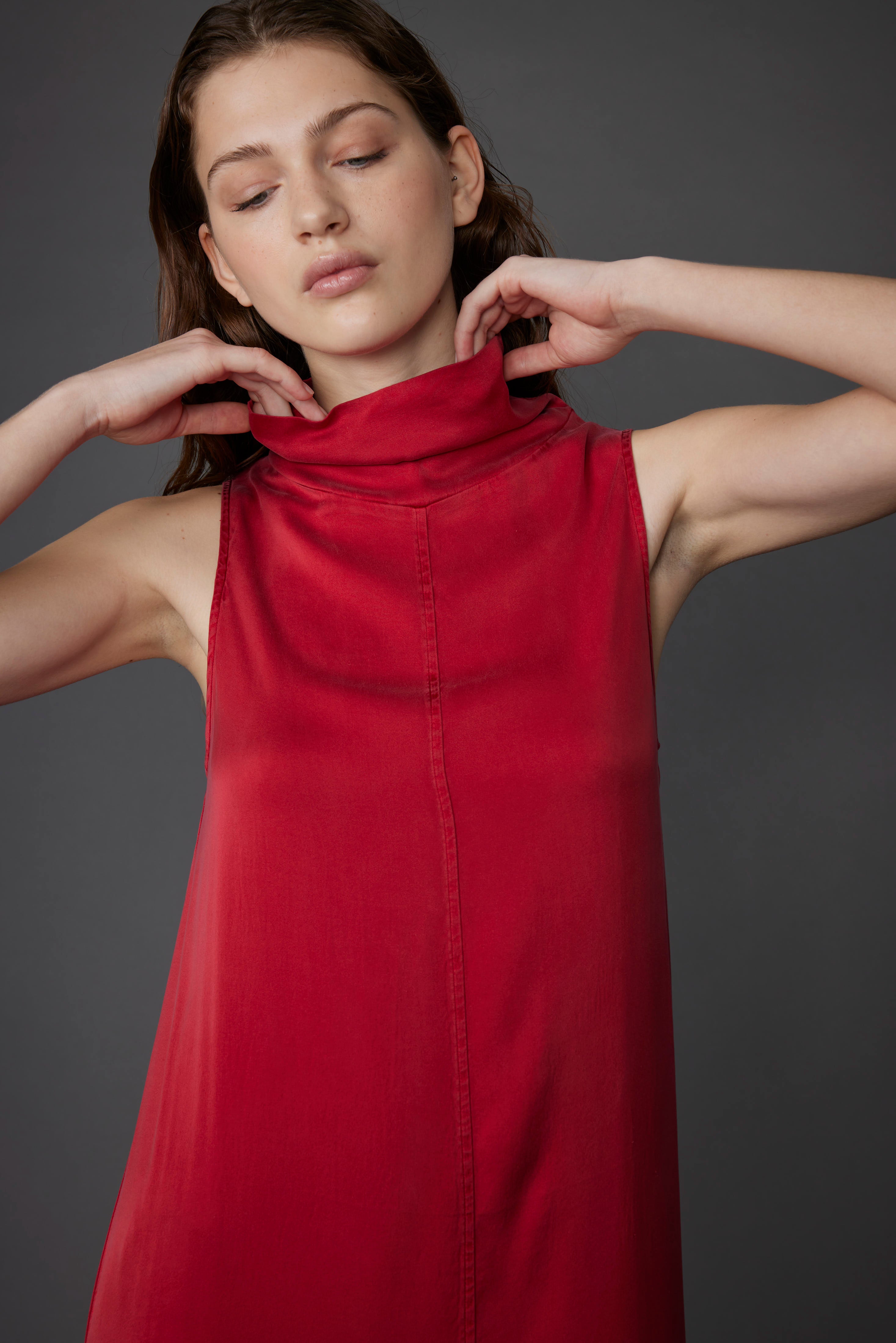 DRESS SM SILK