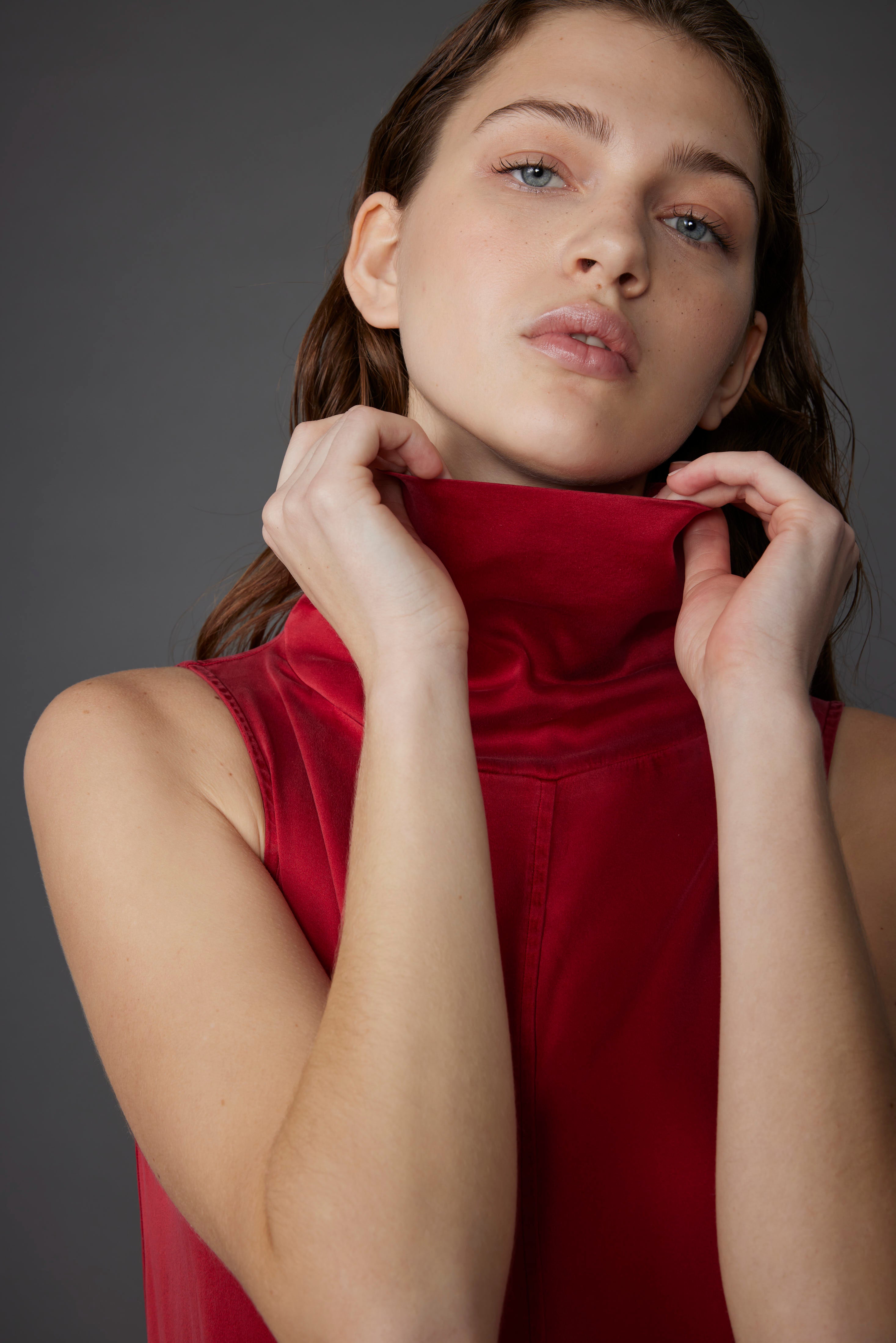 DRESS SM SILK