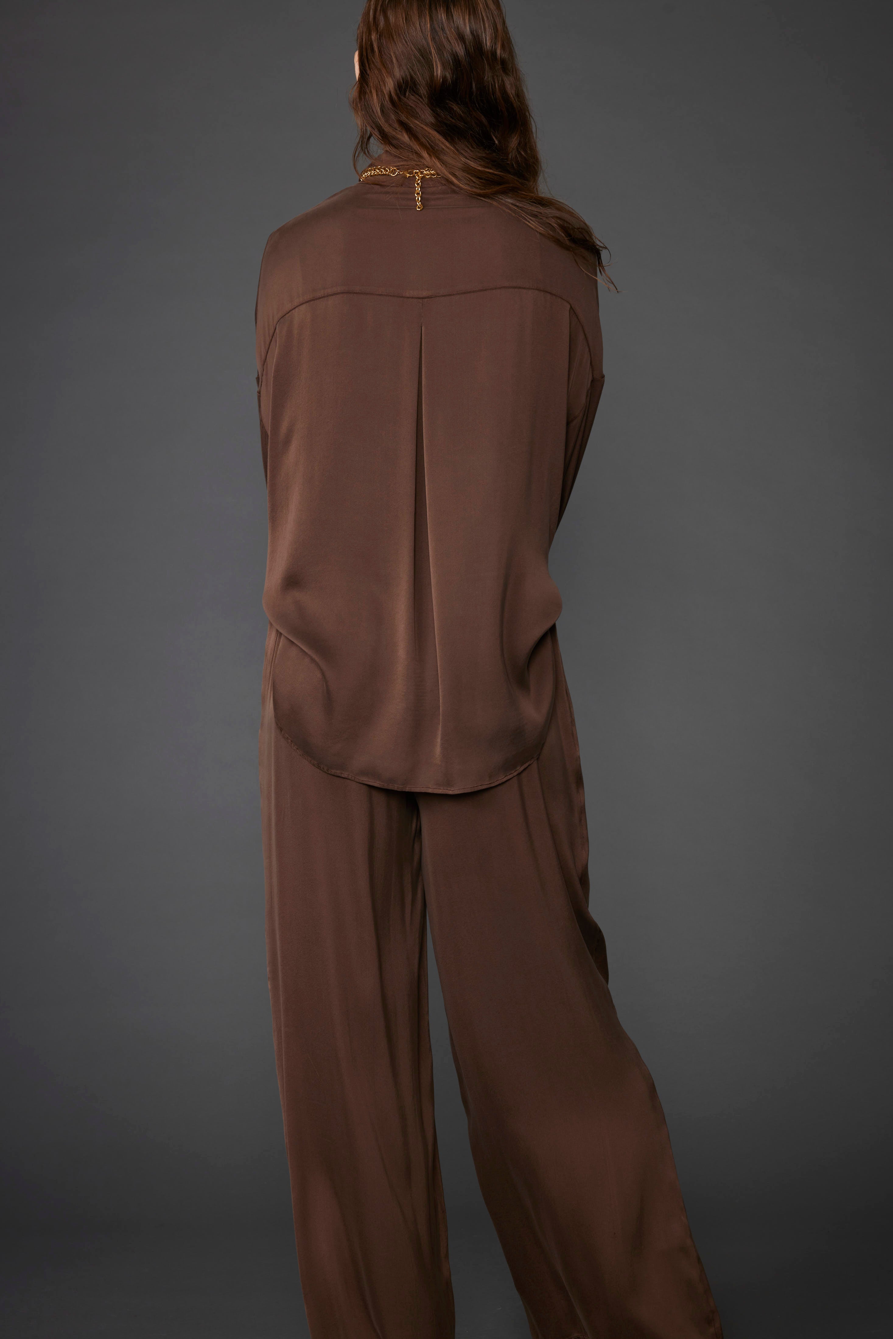 WIDE PANTS SILK