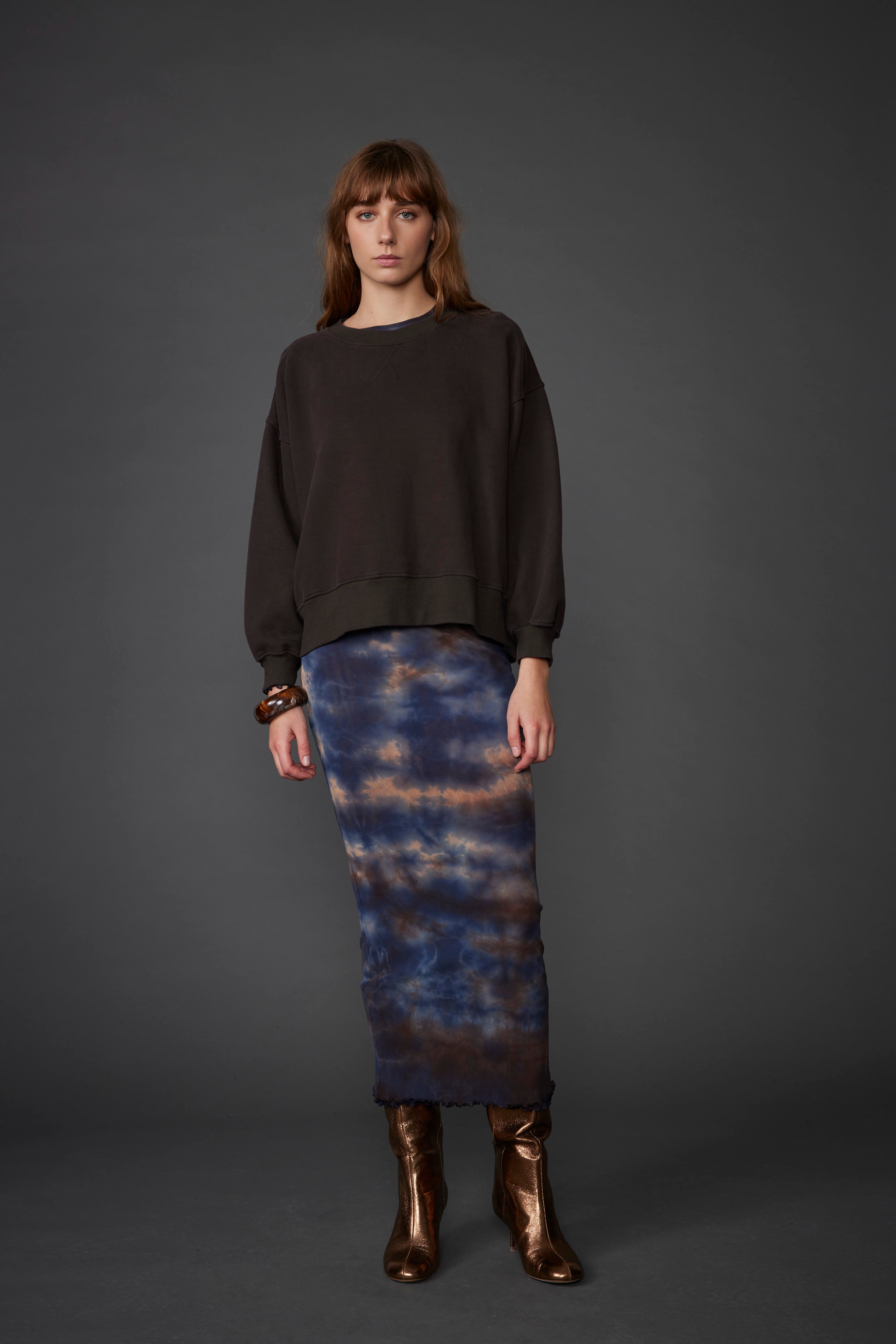 LONG SKIRT TULLE BICOLOR