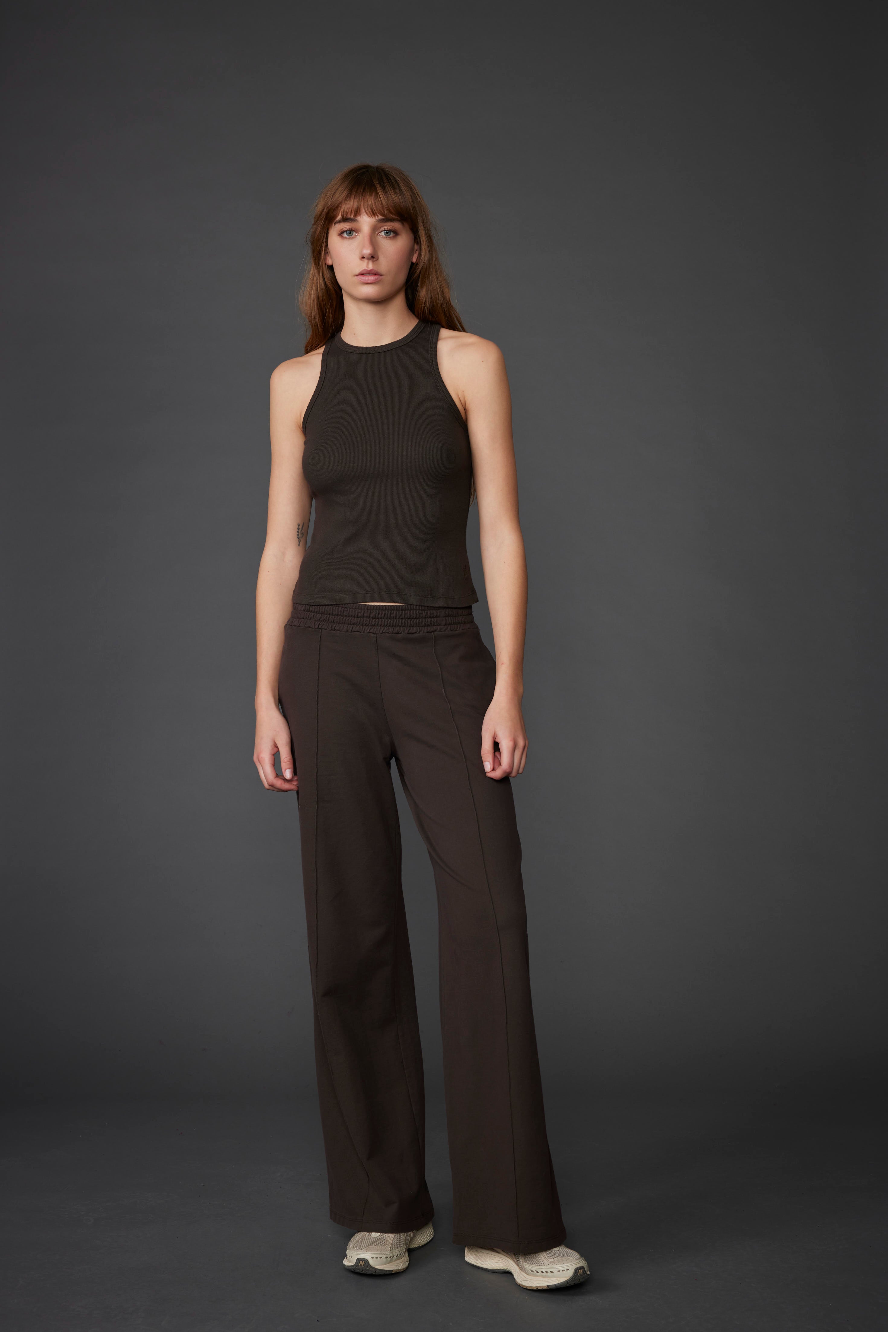 WIDE PANTS FELPA
