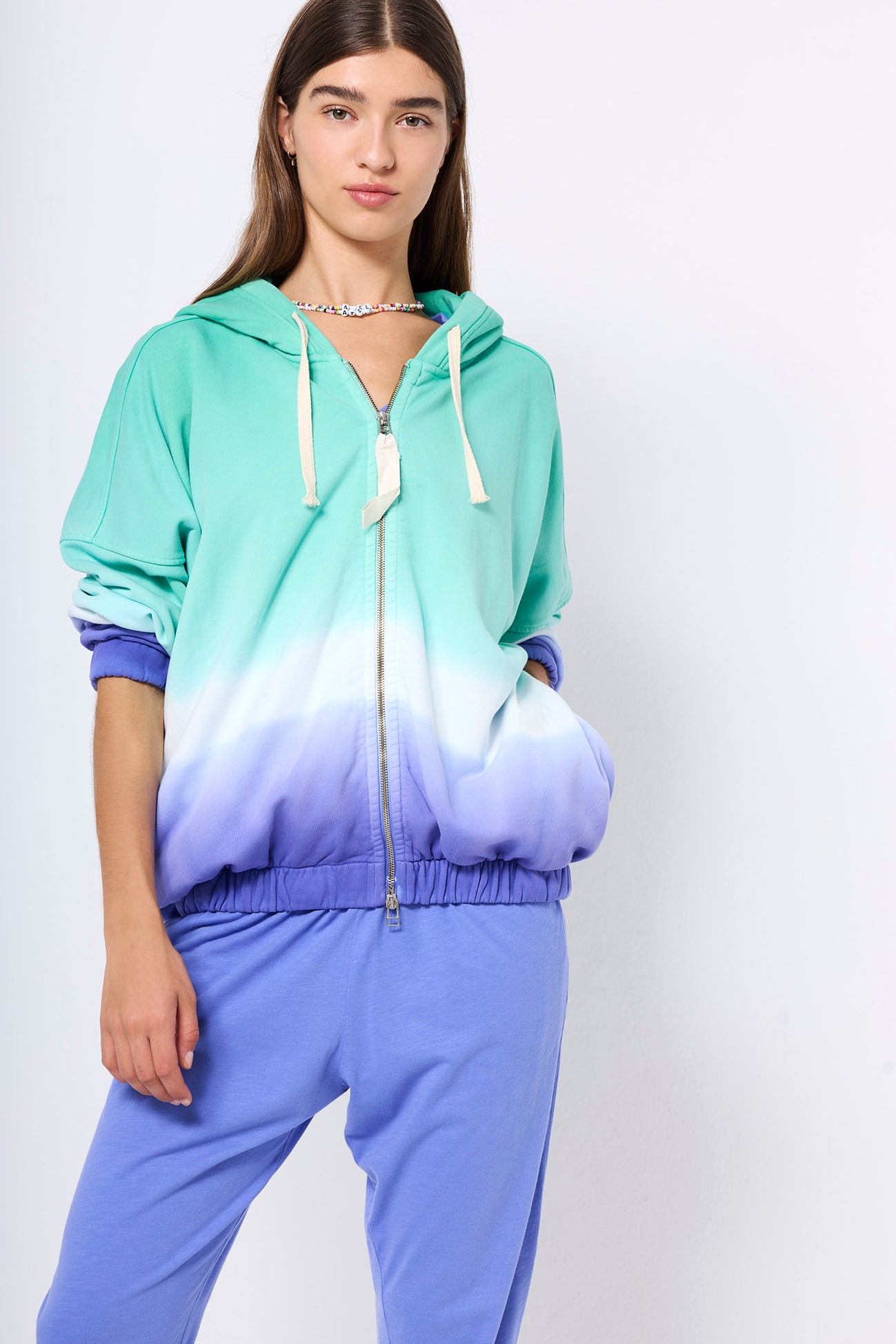 HOODIE FELPA BICOLOR