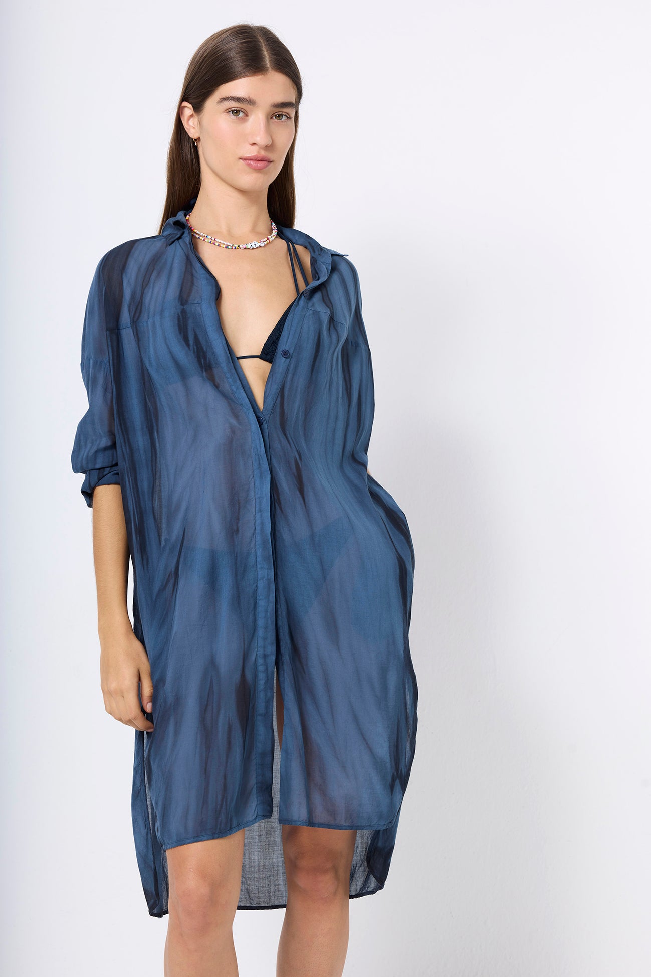 CAMISOLE VOILE BICOLOR