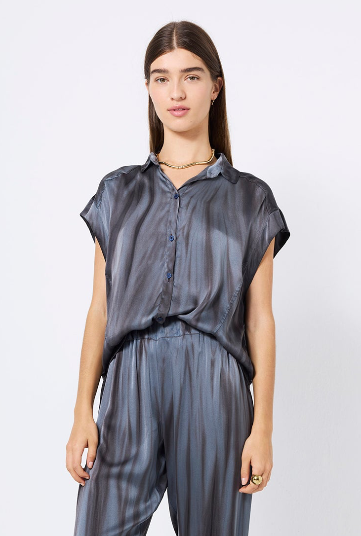 SHIRT SM SILK BICOLOR