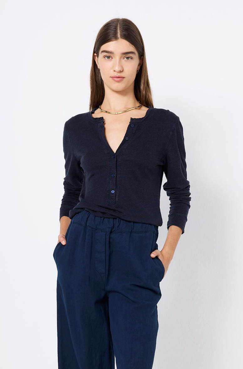 T-SHIRT BOTONES LINEN