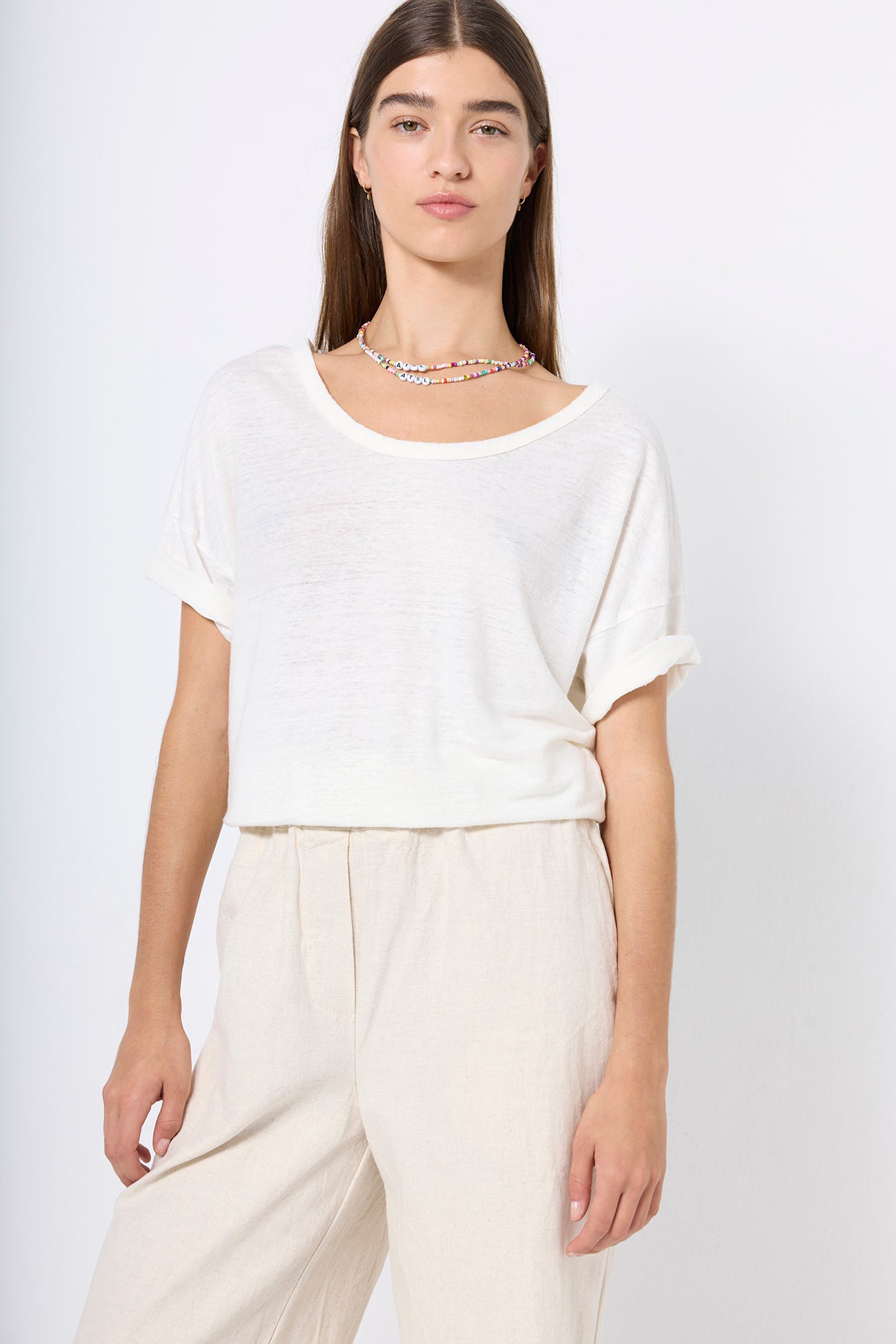 T-SHIRT MC LINEN