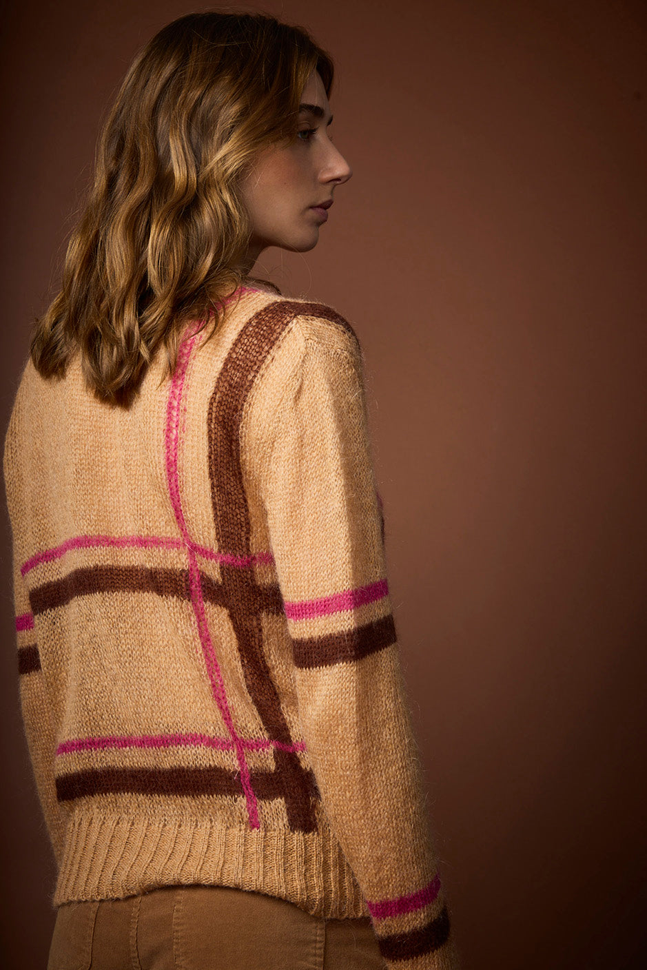 MATHILDE SWEATER SQUARE MOHAIR KNIT