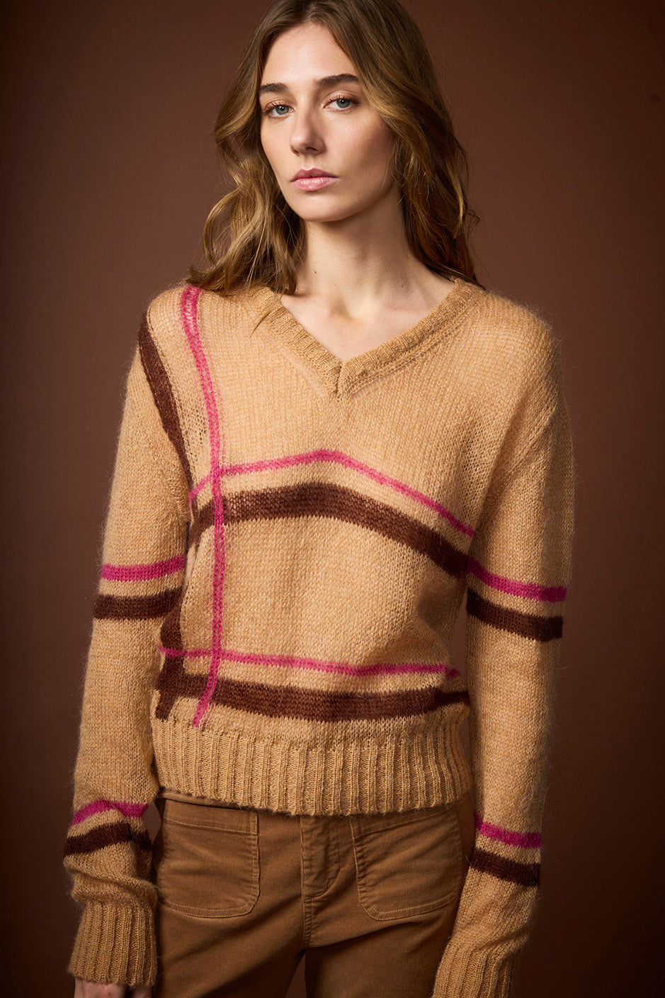 MATHILDE SWEATER SQUARE MOHAIR KNIT