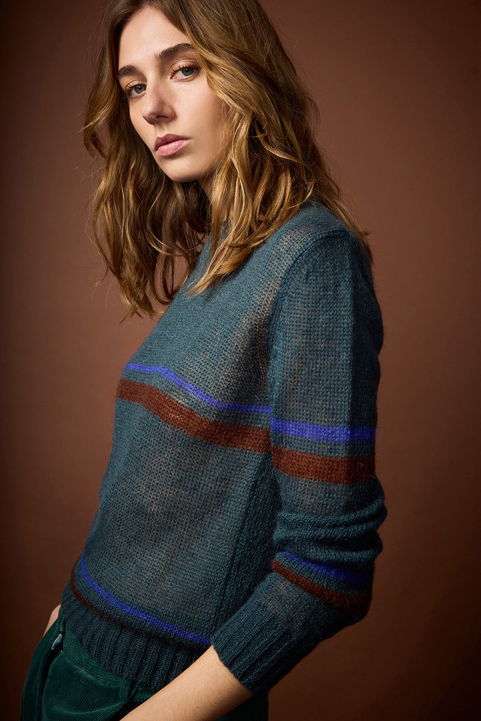 MATHILDE SWEATER SQUARE MOHAIR KNIT