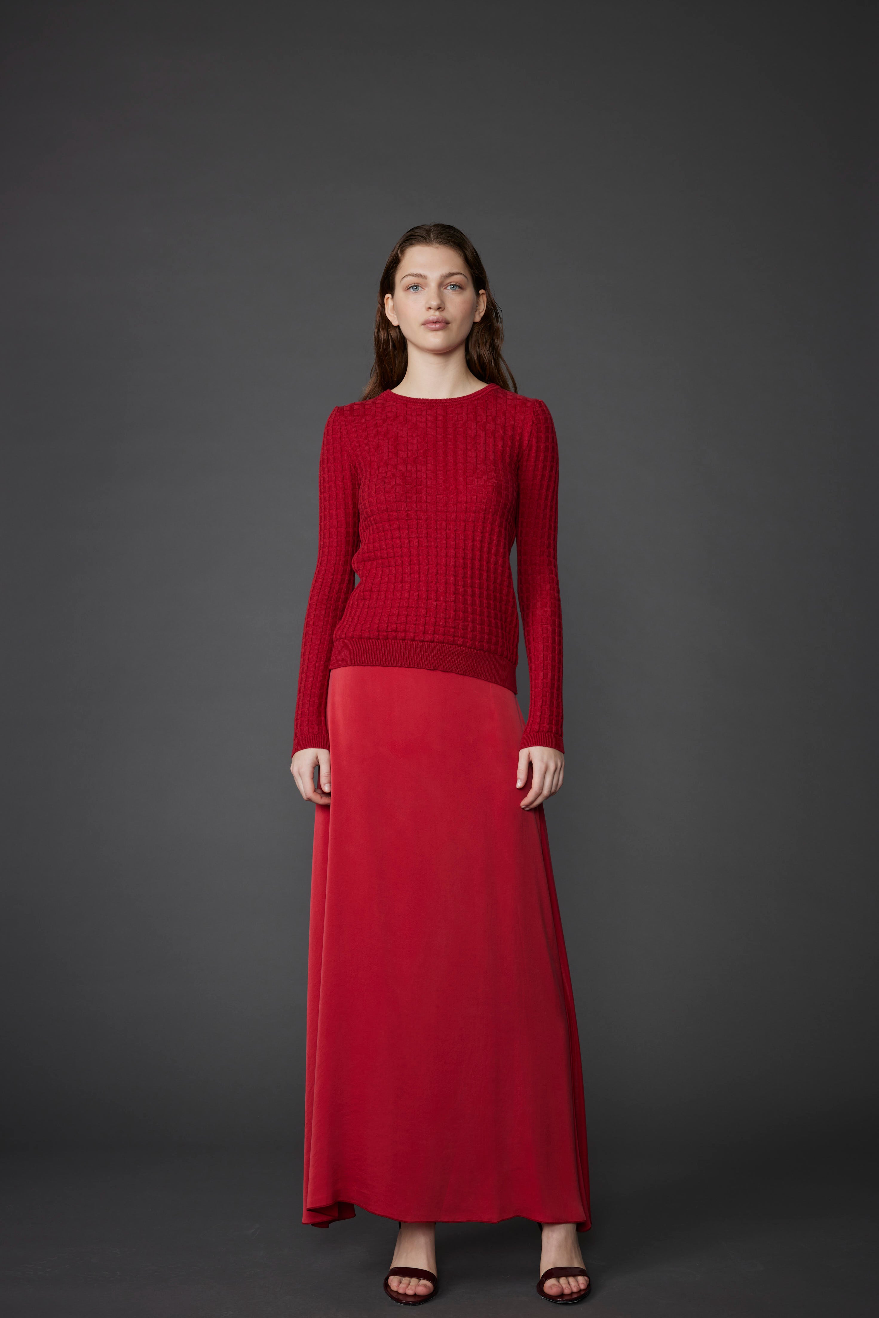 LONG SKIRT SILK