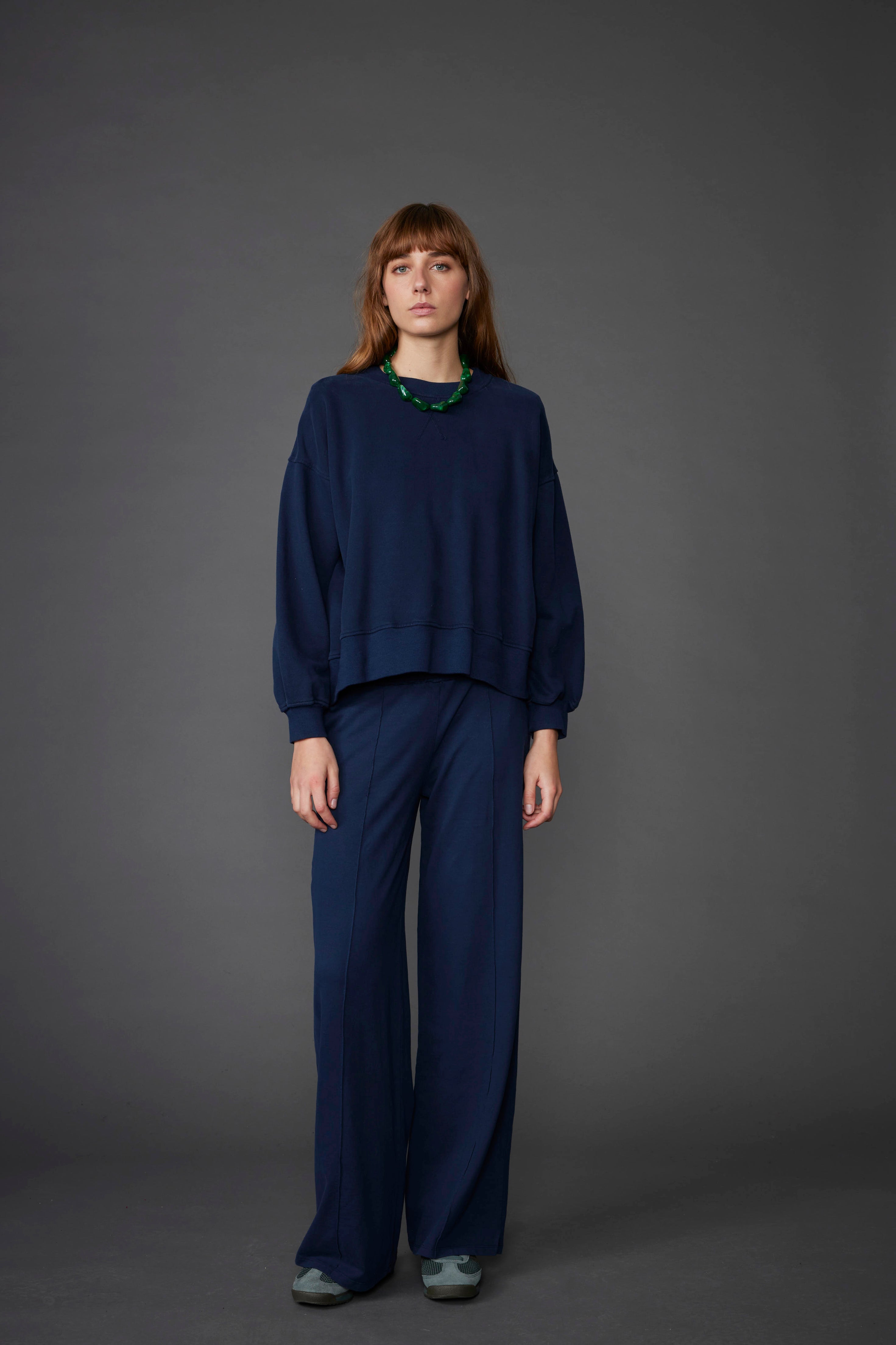 WIDE PANTS FELPA