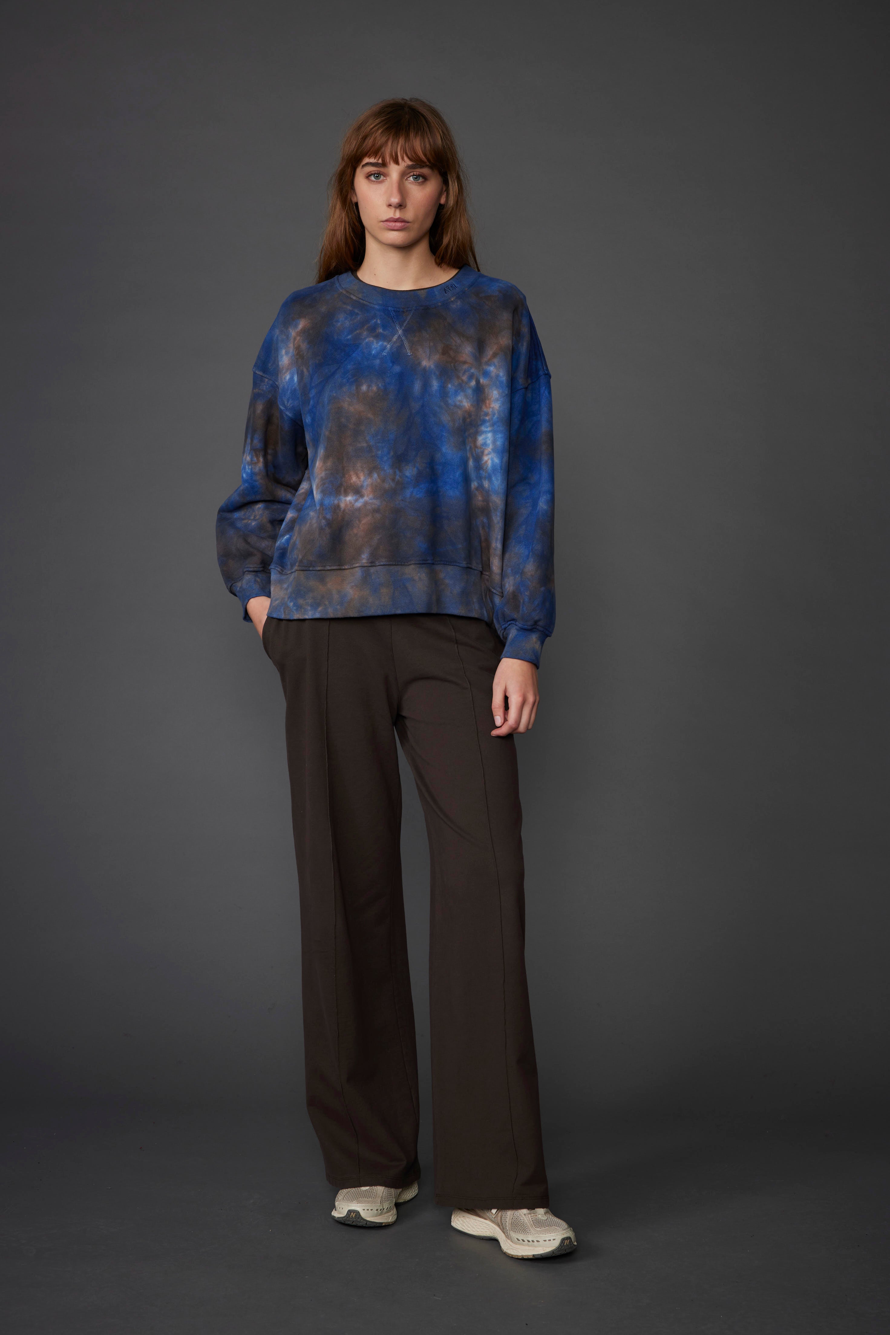 WIDE PANTS FELPA