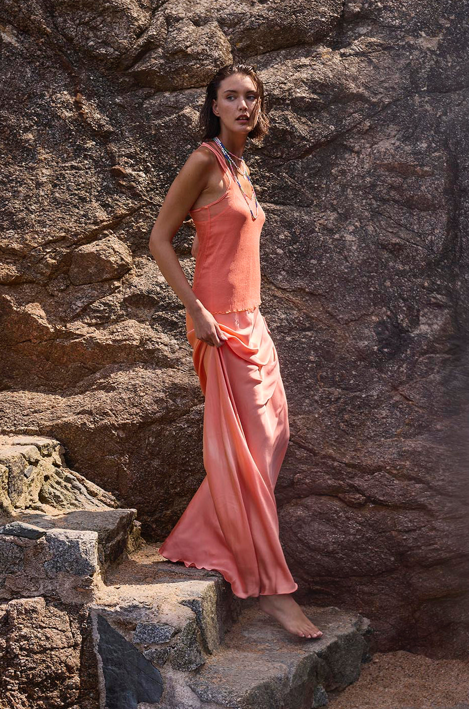 DRESS TIRANTES SILK