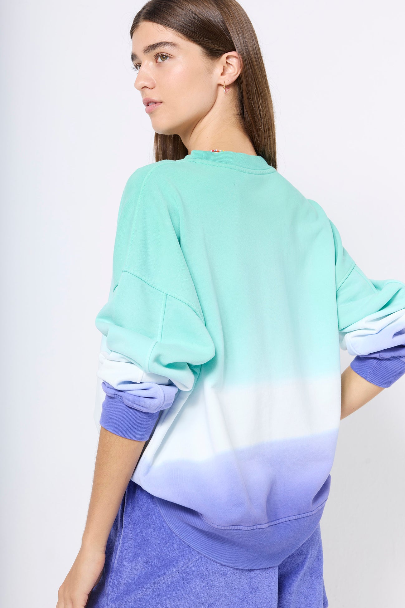 SHORT SWEATSHIRT FELPA BICOLOR