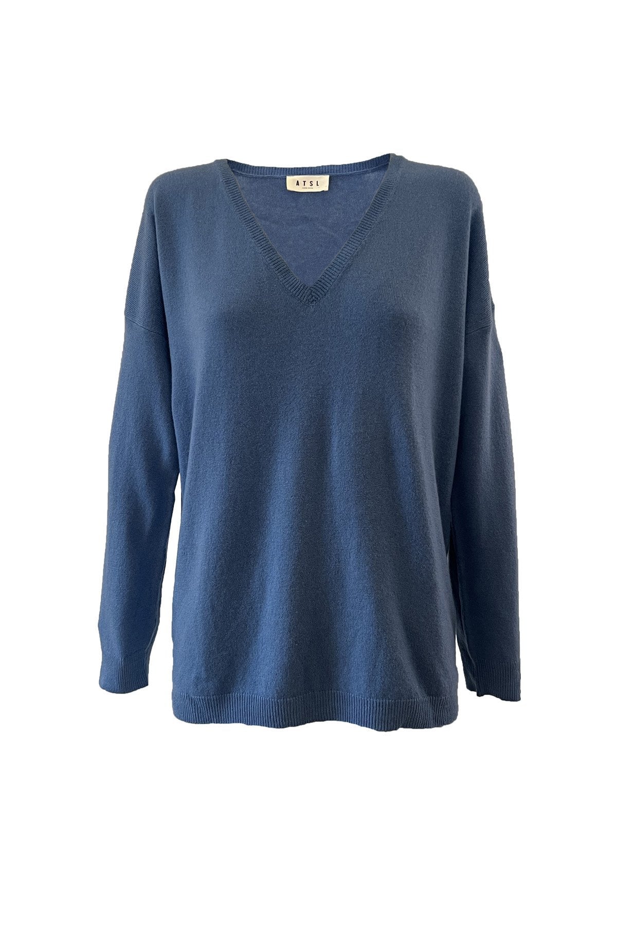 CASH PULLOVER PICO OK BLUE