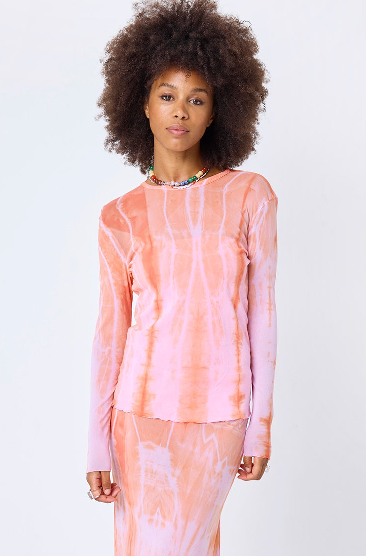 T-SHIRT ML TULLE AQUARELA