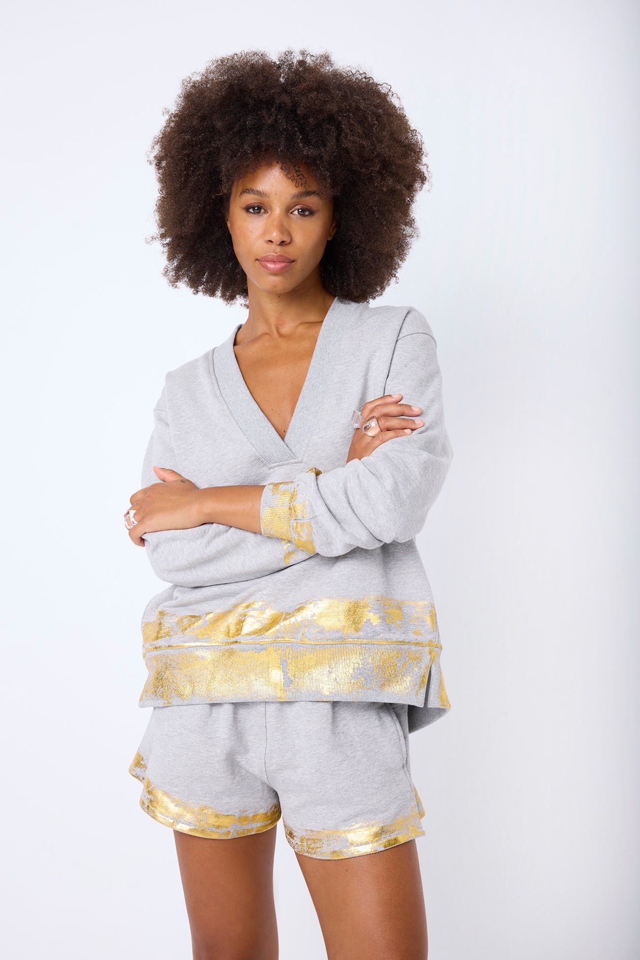 V-NECK SWEATSHIRT FELPA VIGORE