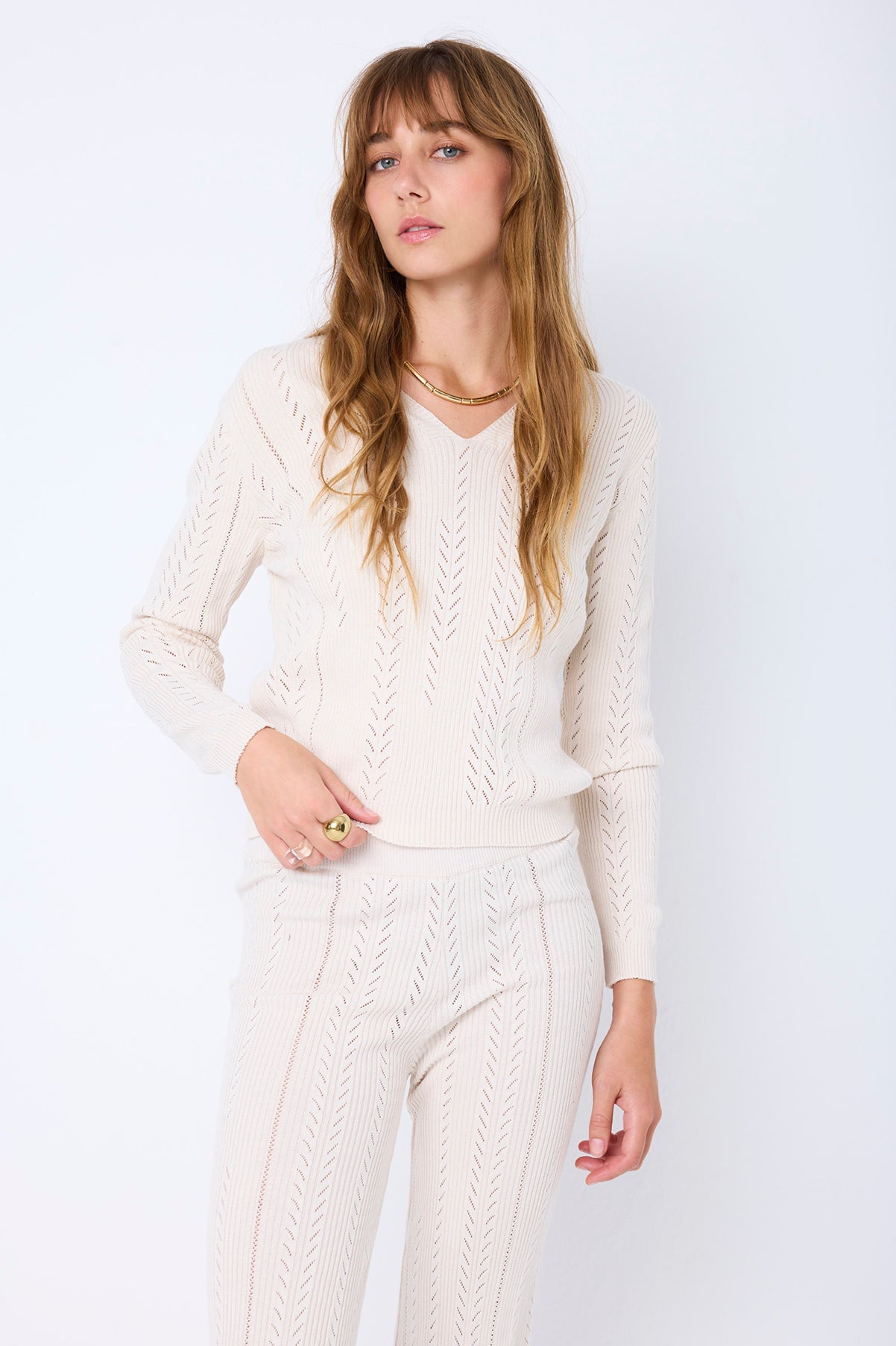 V-NECK PULLOVER POLETTE