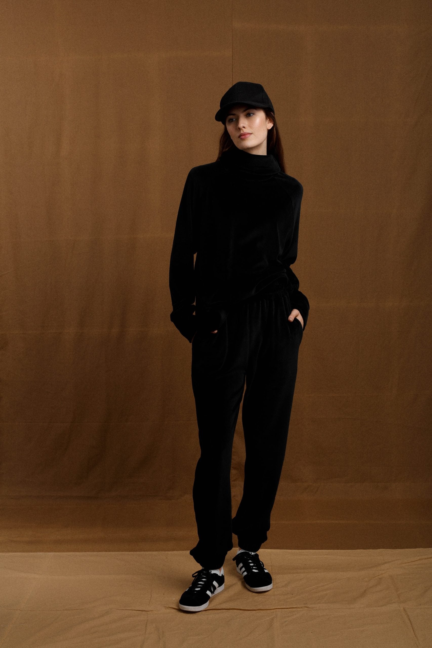 Pants Velvet Negro, L