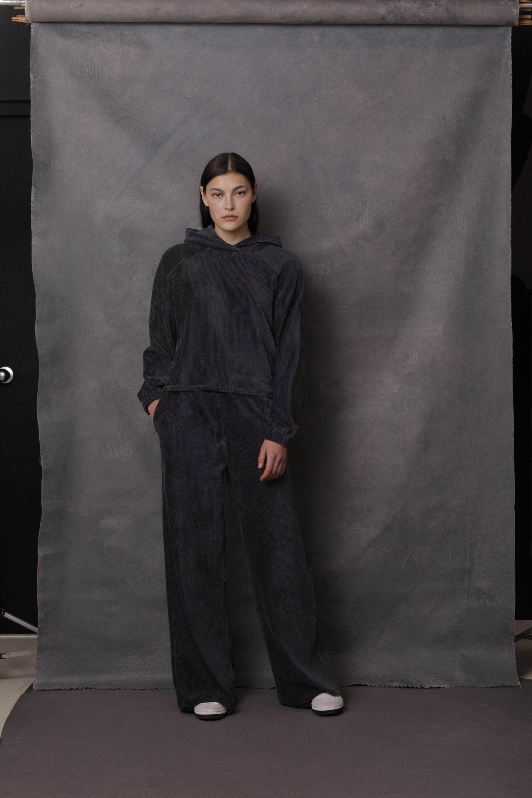 Hoodie Sweatshirt Velvet Notte, L