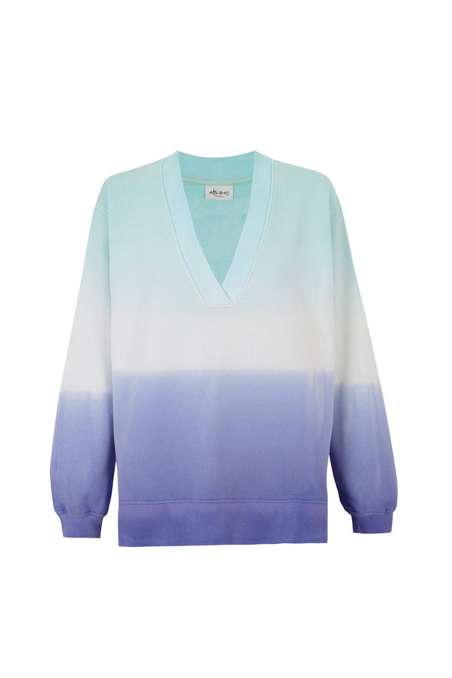 V-NECK SWEATSHIRT FELPA BICOLOR