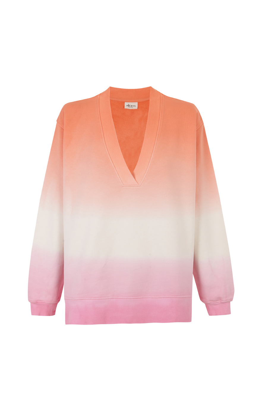 V-NECK SWEATSHIRT FELPA BICOLOR