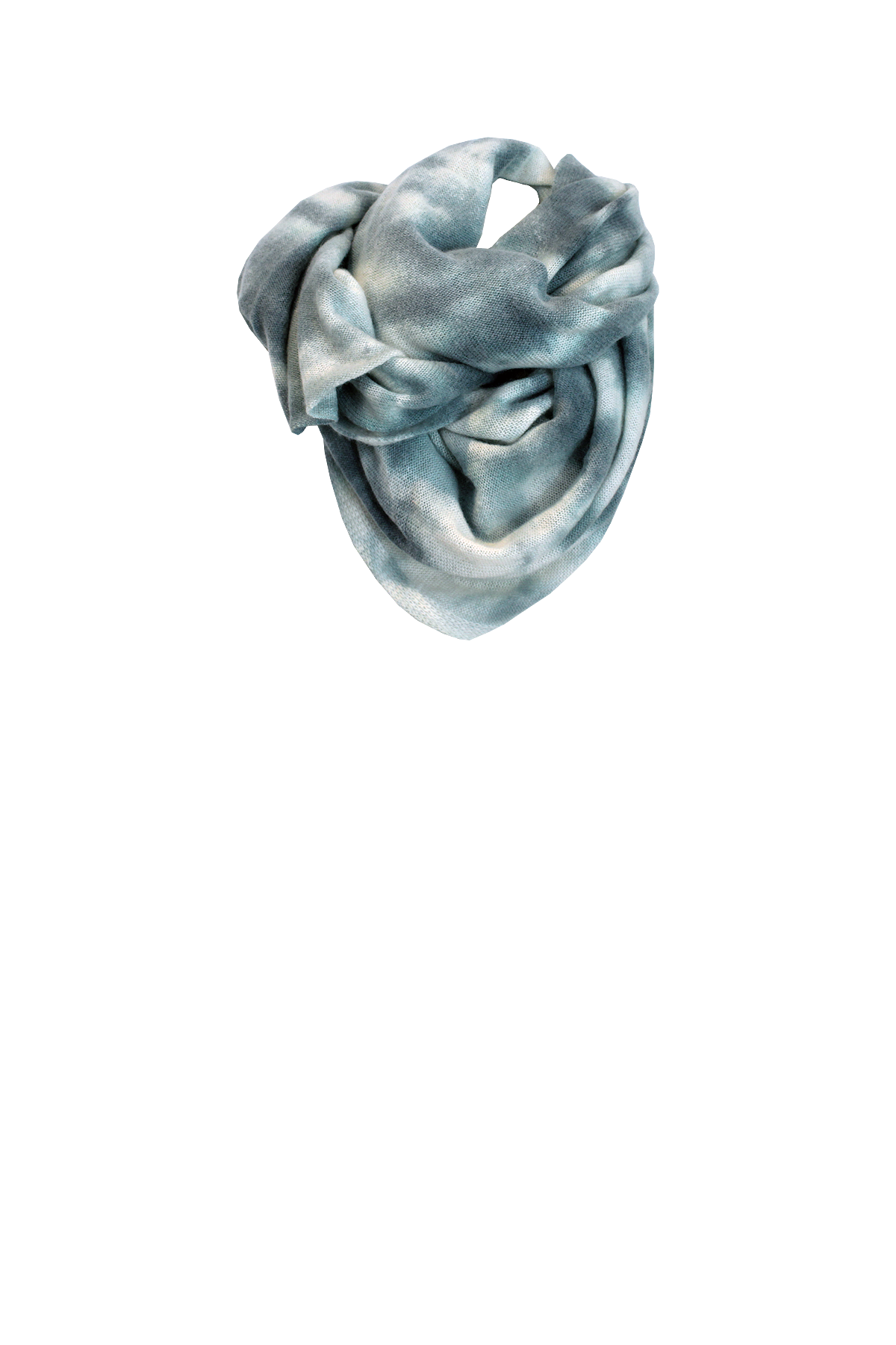 Cashmere Foulard Aqua Dark Green, U