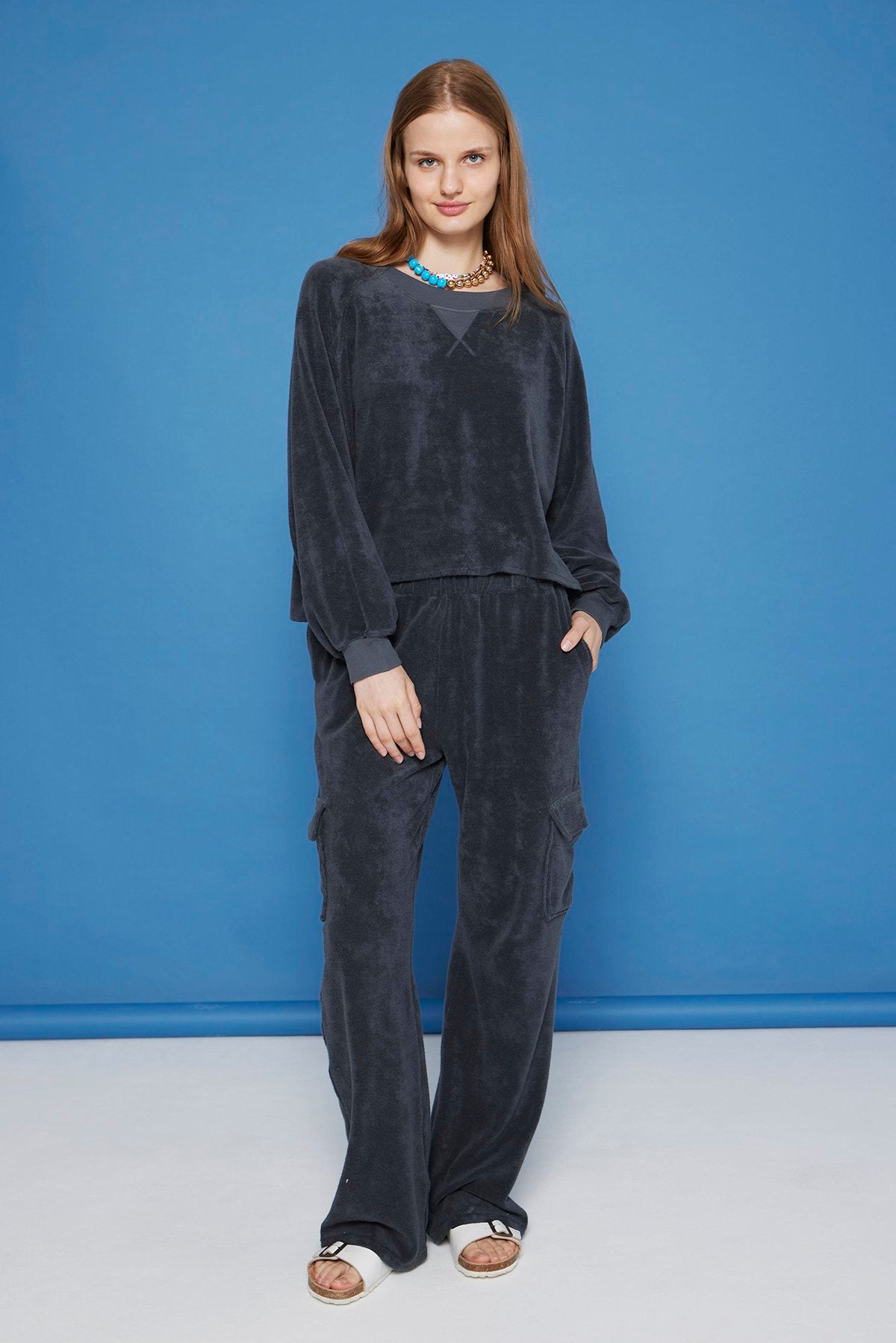 Cargo Pants Towel Antracita, M