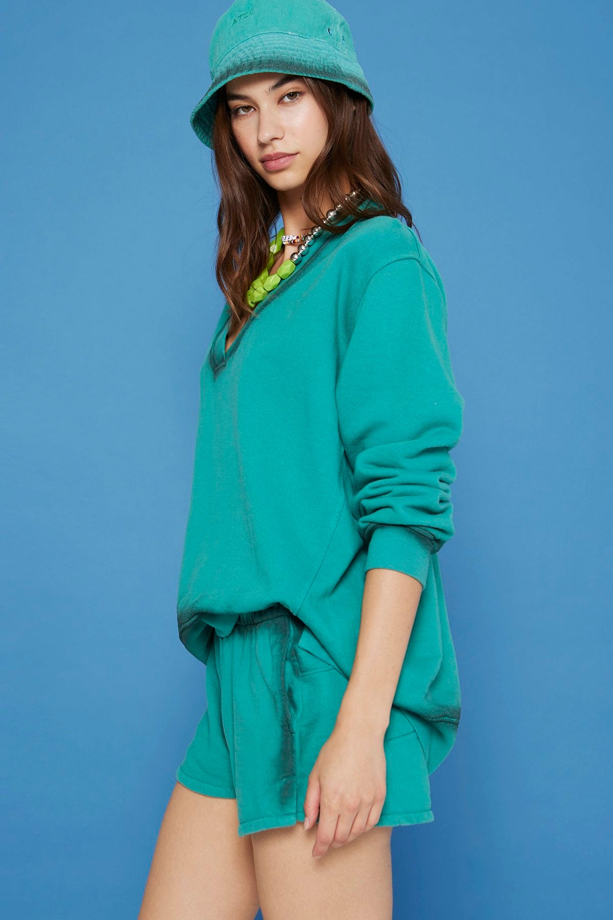 Short Felpa Spray M, Mint