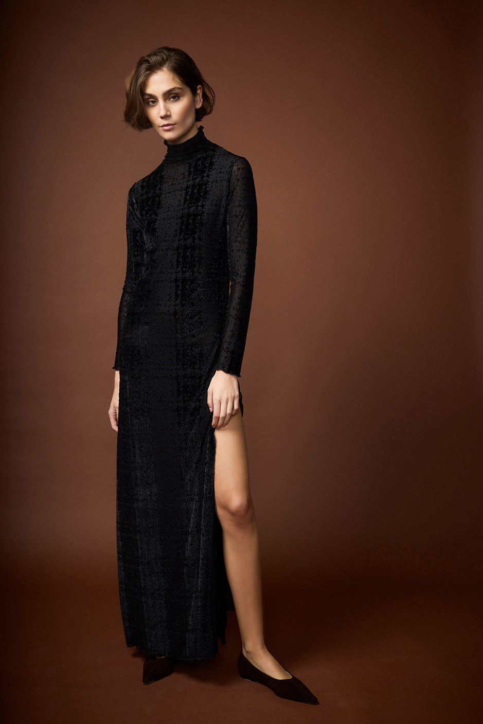 BERTHE DRESS FLOC