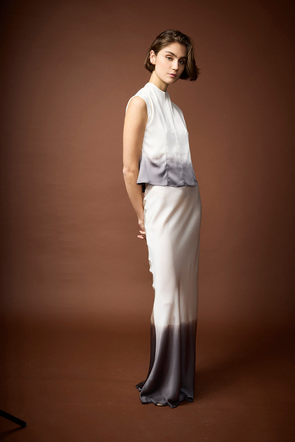 MILA SKIRT SILK DEGRADE