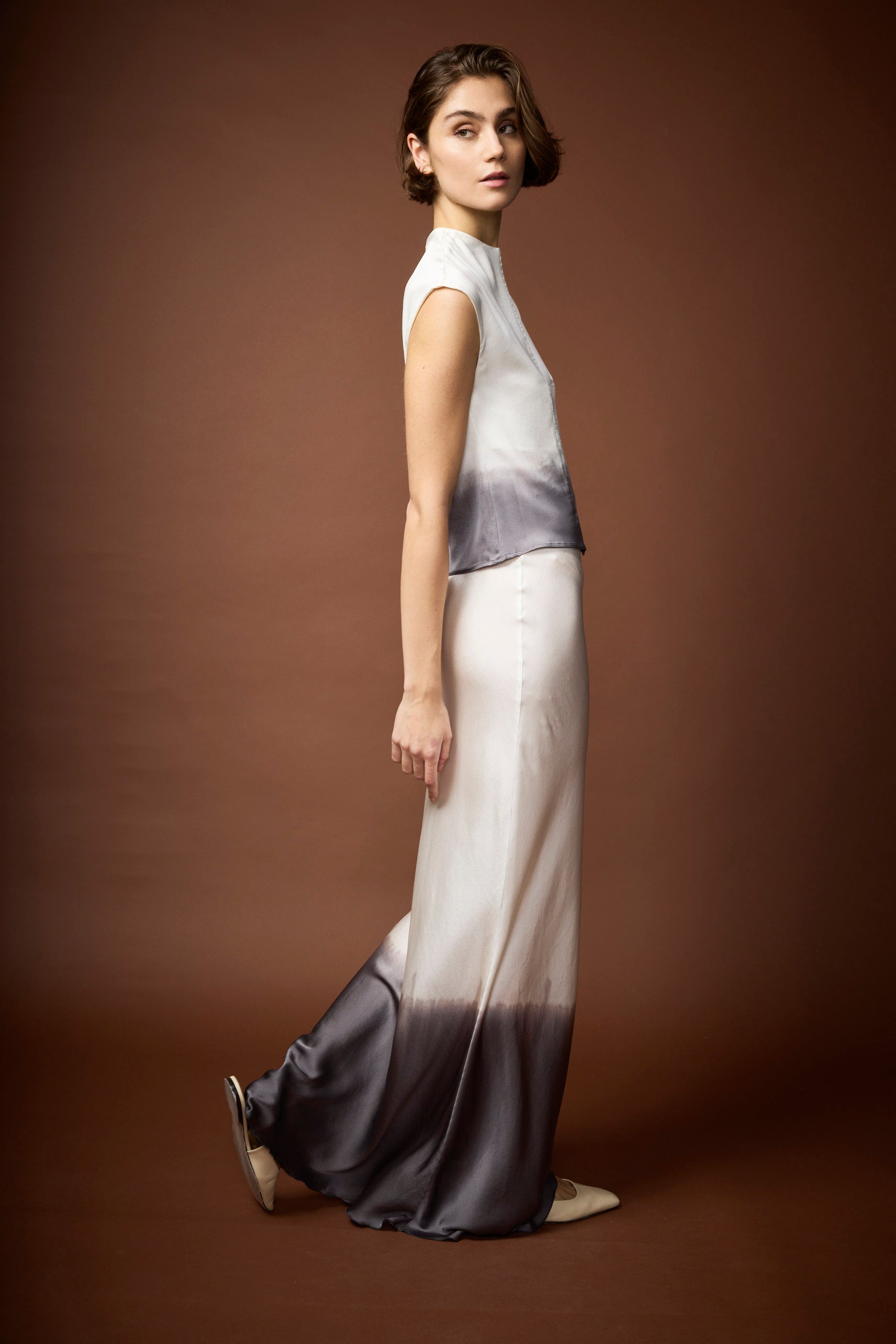 MILA SKIRT SILK DEGRADE