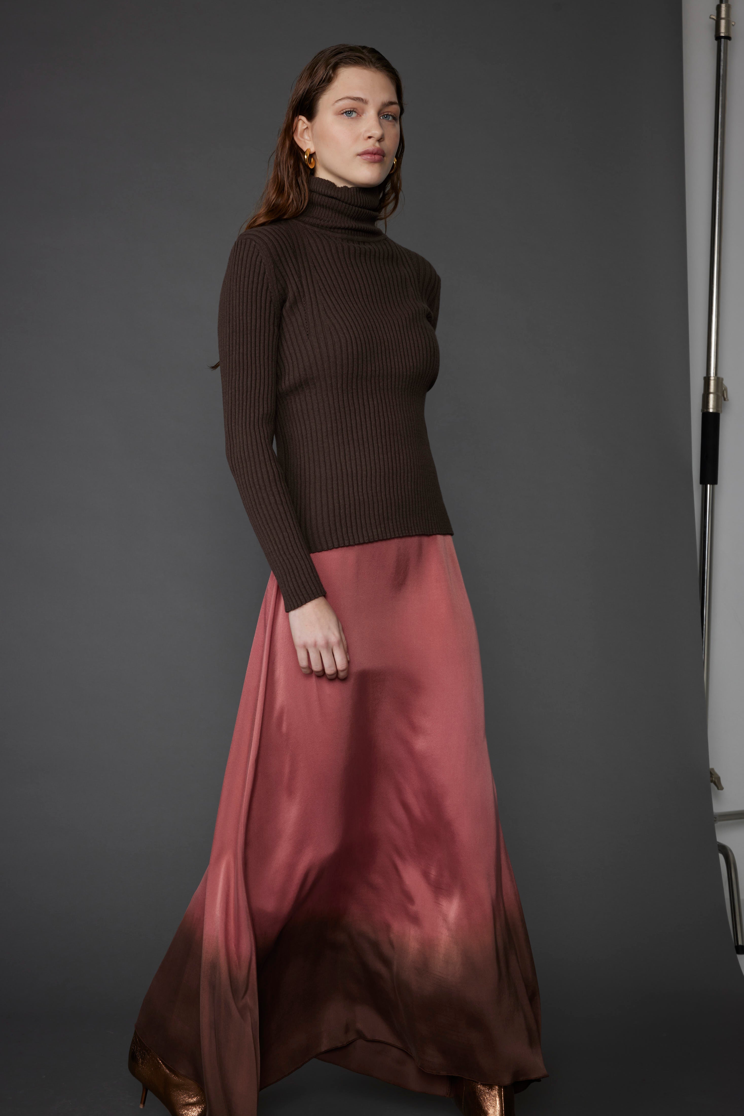 LONG SKIRT SILK DEGRADE