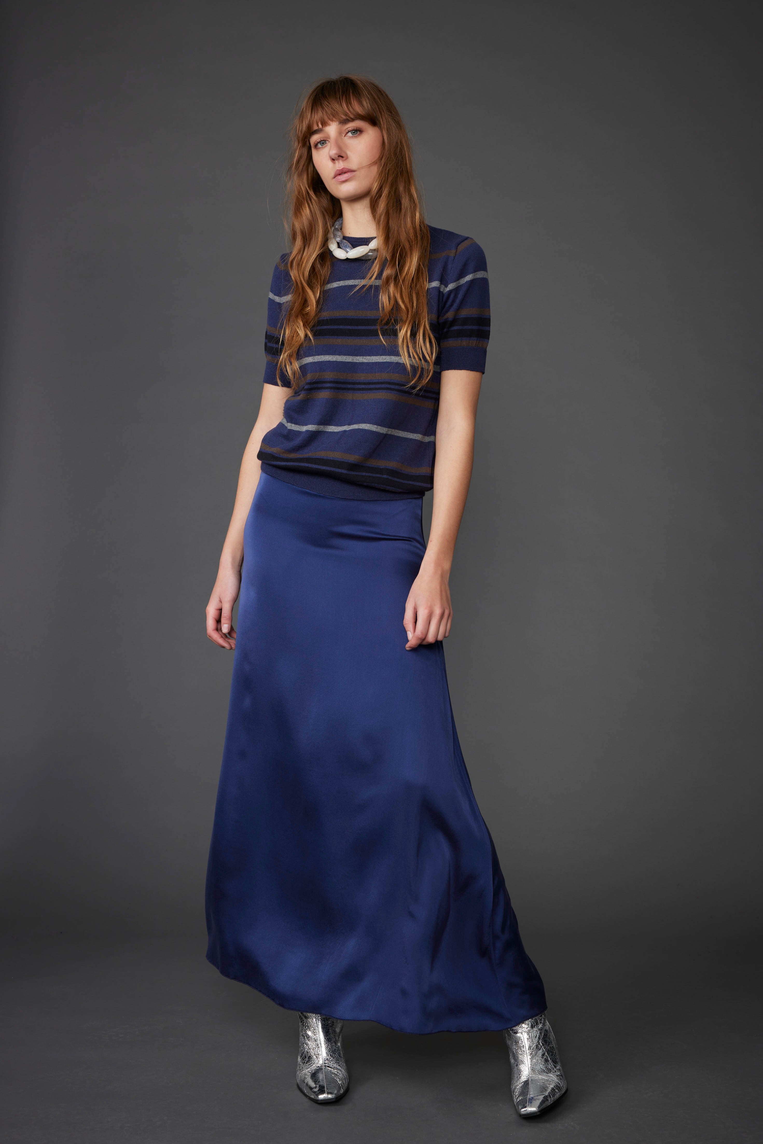 LONG SKIRT SILK
