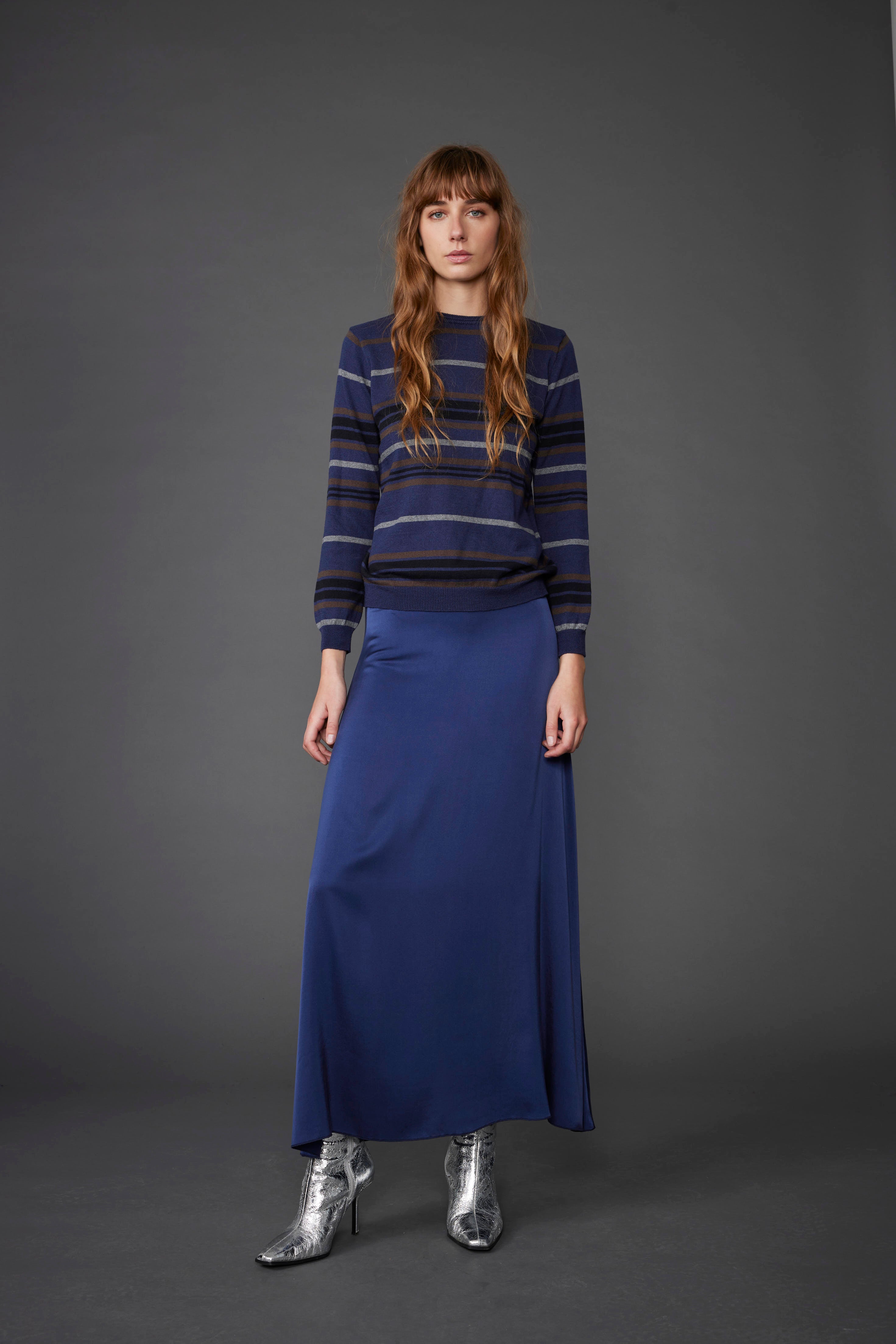 LONG SKIRT SILK