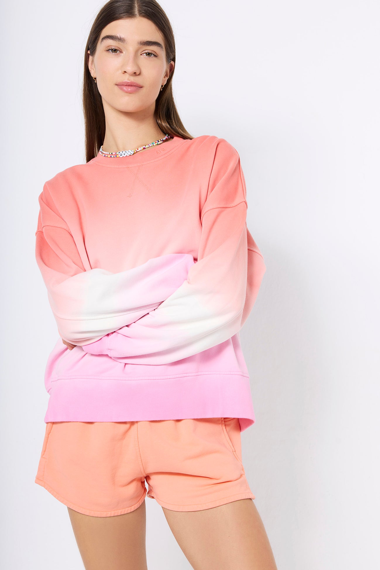 SHORT SWEATSHIRT FELPA BICOLOR