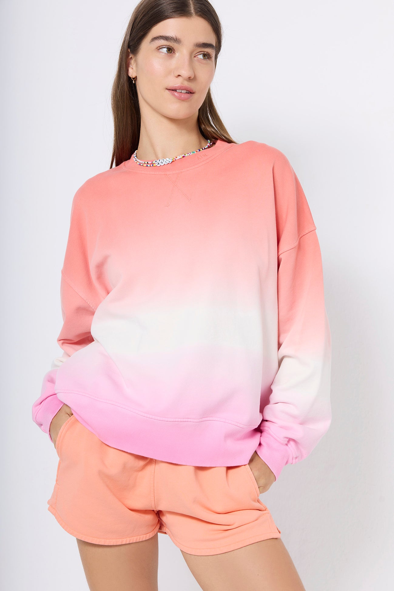 SHORT SWEATSHIRT FELPA BICOLOR