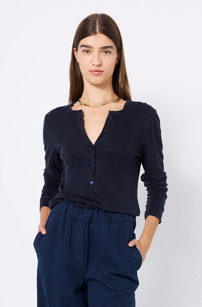 T-SHIRT BOTONES LINEN