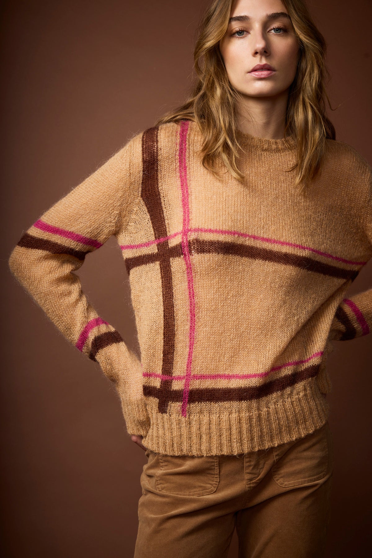 MATHILDE SWEATER SQUARE MOHAIR KNIT