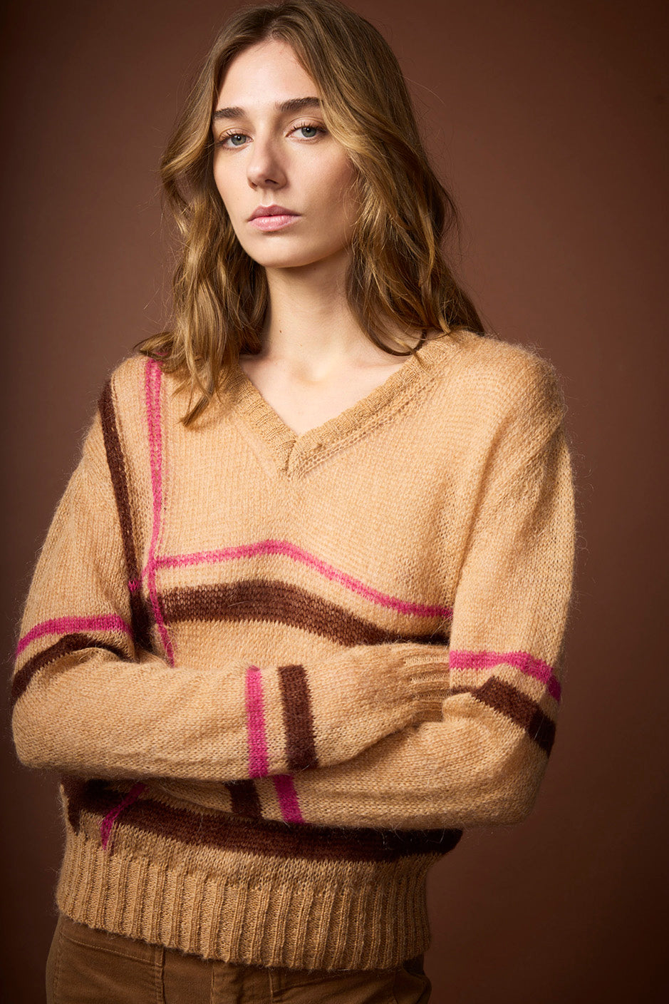 MATHILDE SWEATER SQUARE MOHAIR KNIT