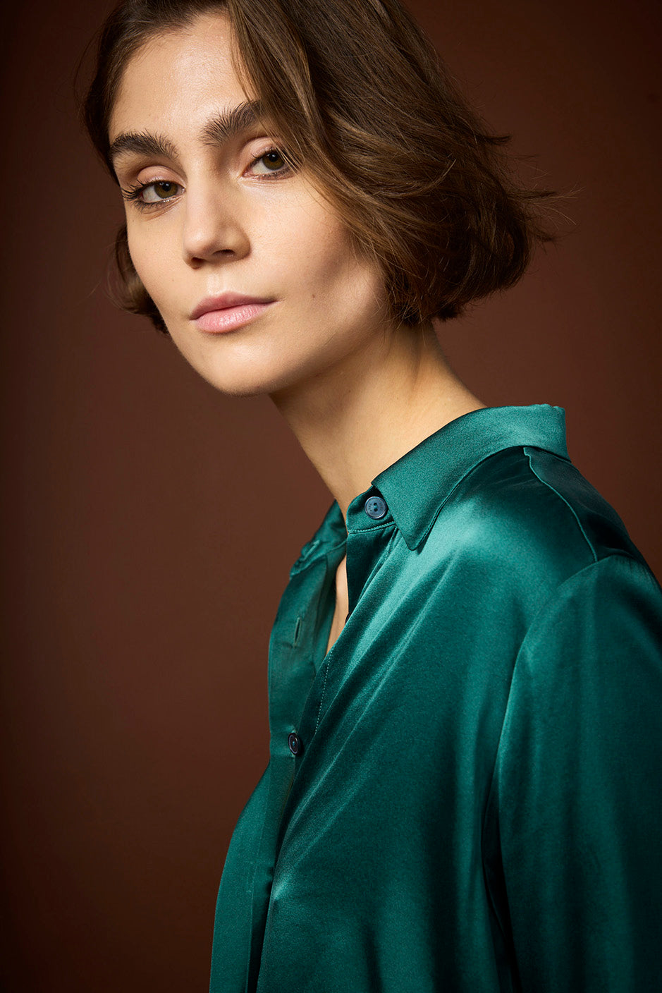 BLANCHE BASIC SHIRT SILK