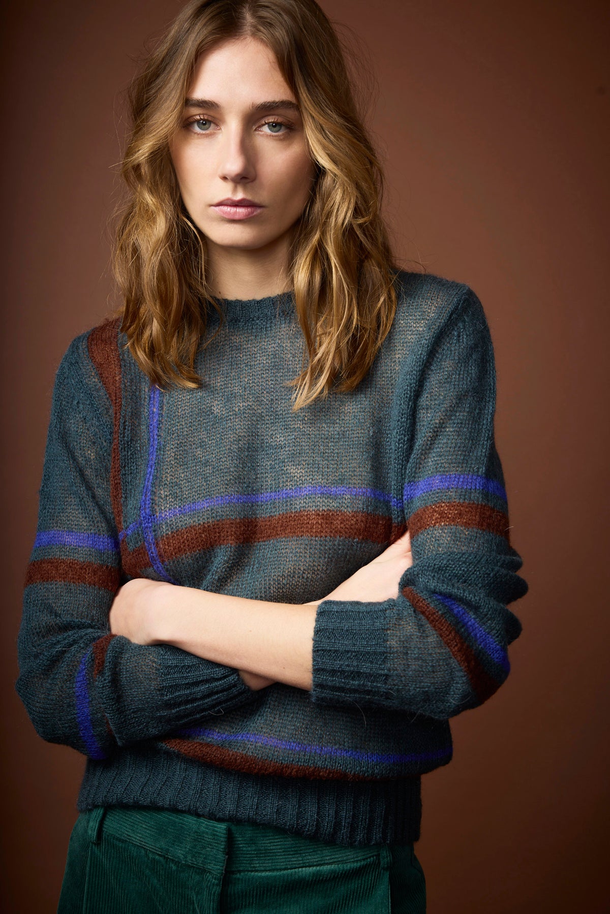MATHILDE SWEATER SQUARE MOHAIR KNIT