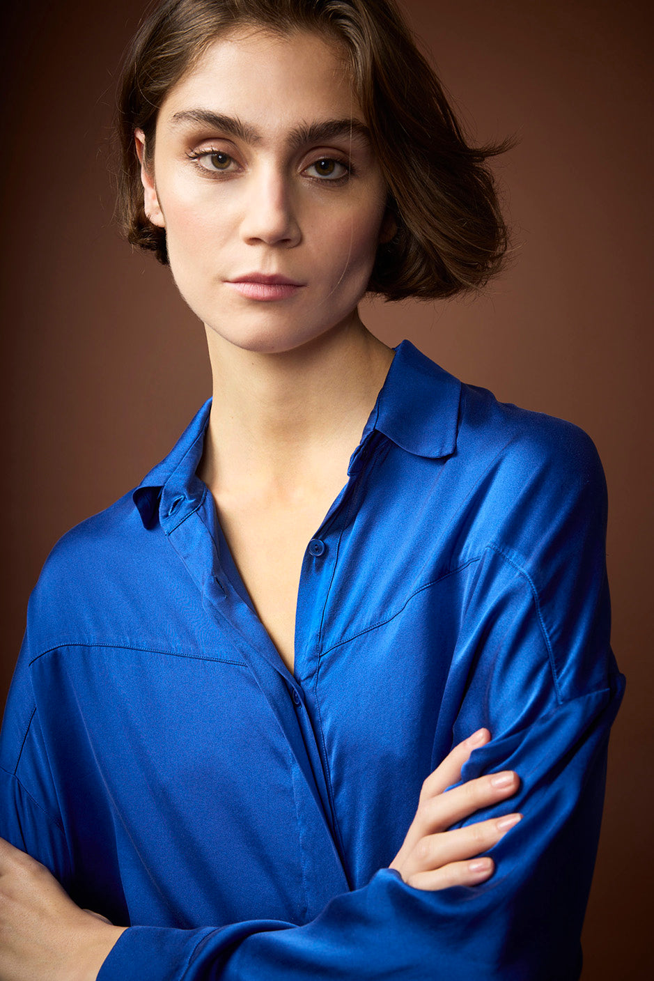 BLANCHE BASIC SHIRT SILK