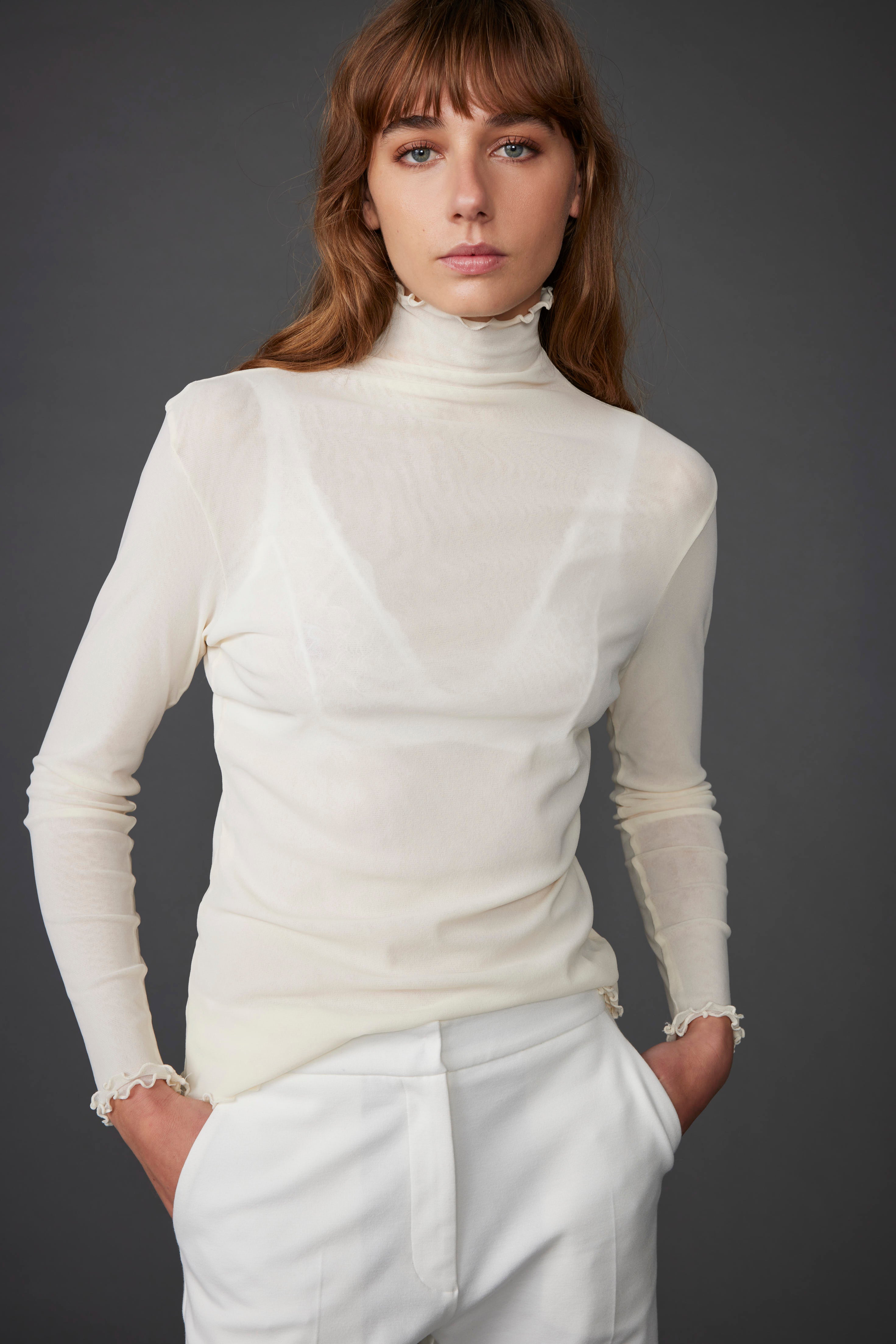 T-SHIRT CISNE TULLE