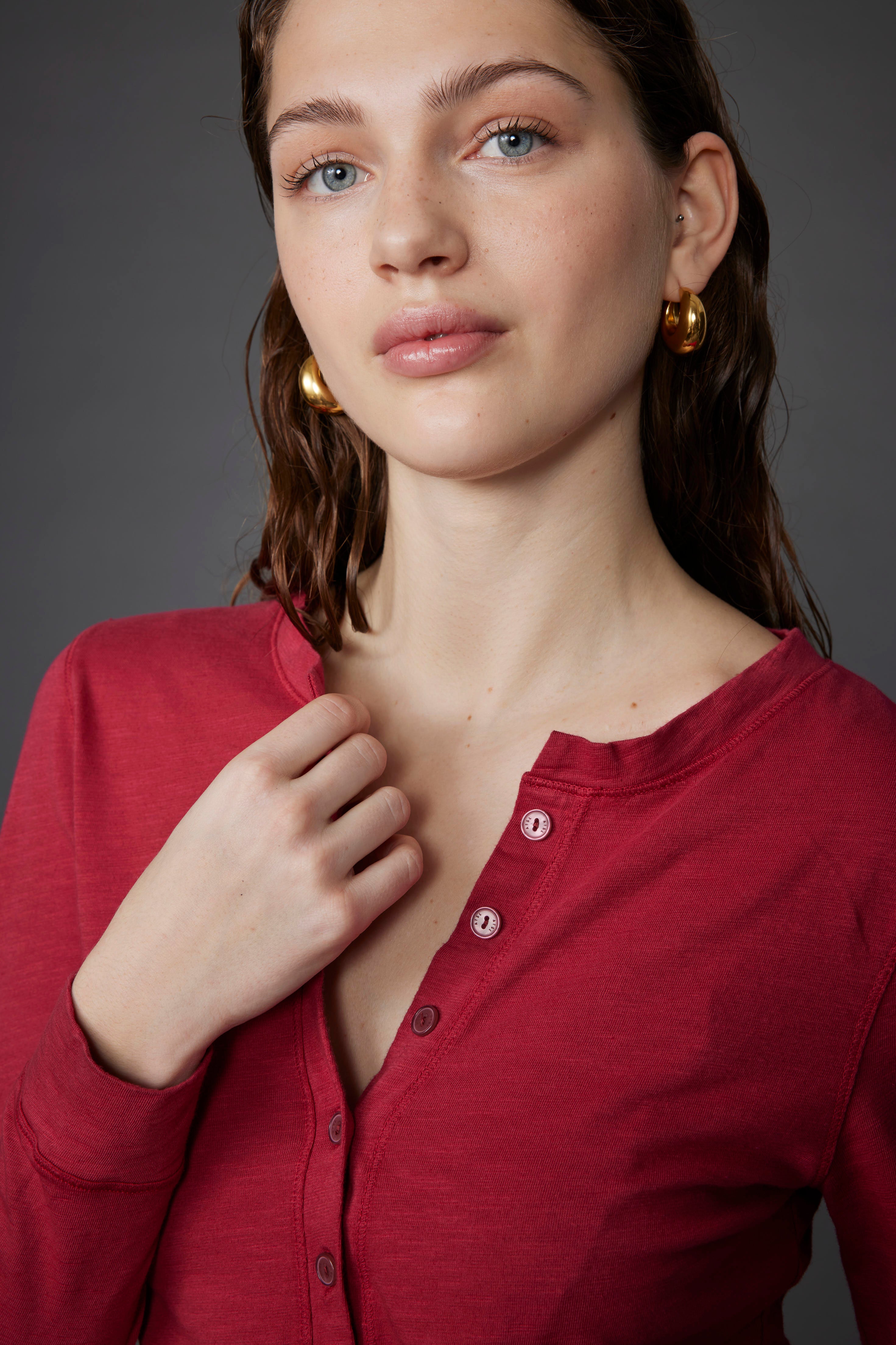 T-SHIRT BOTONES COTTON