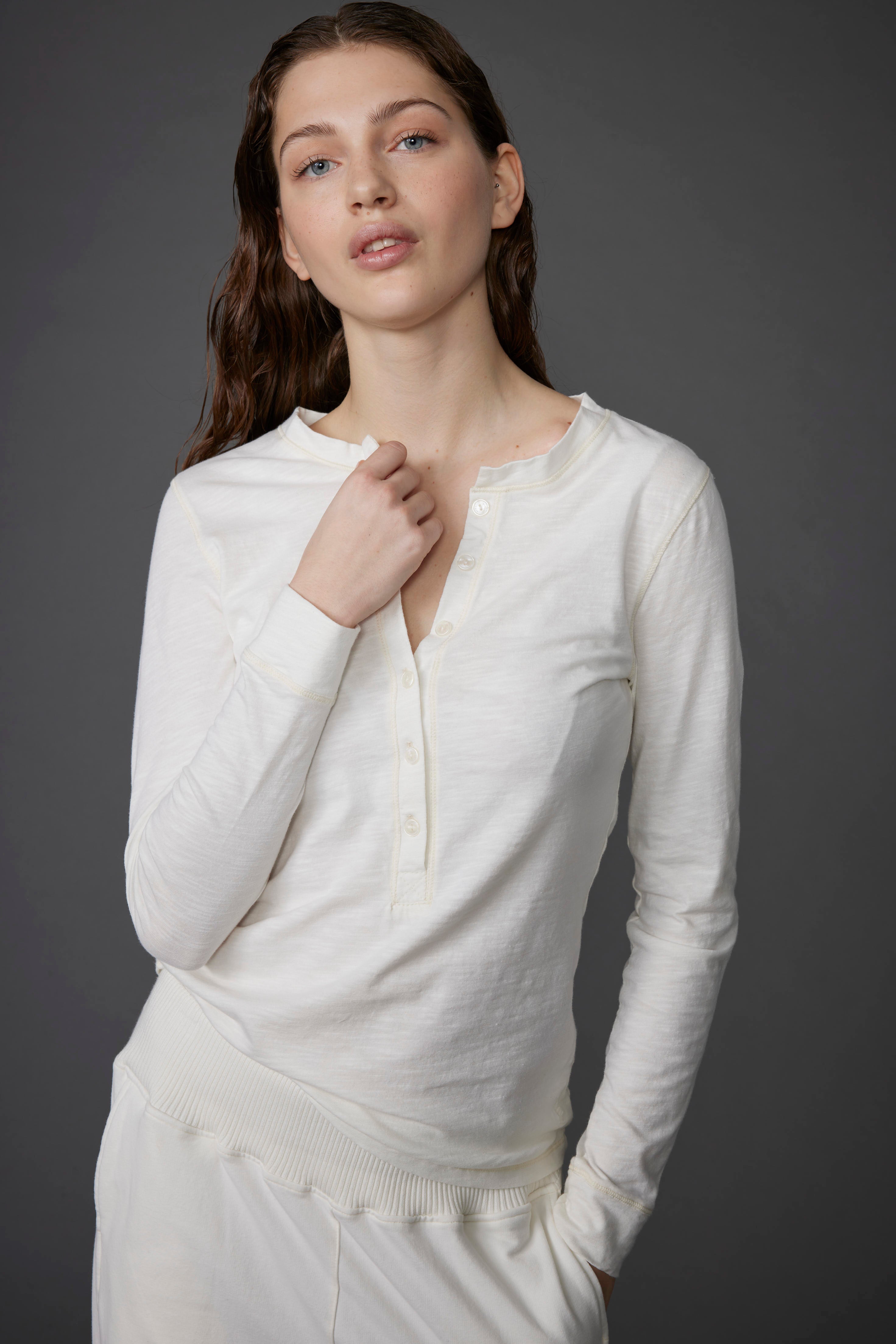 T-SHIRT BOTONES COTTON